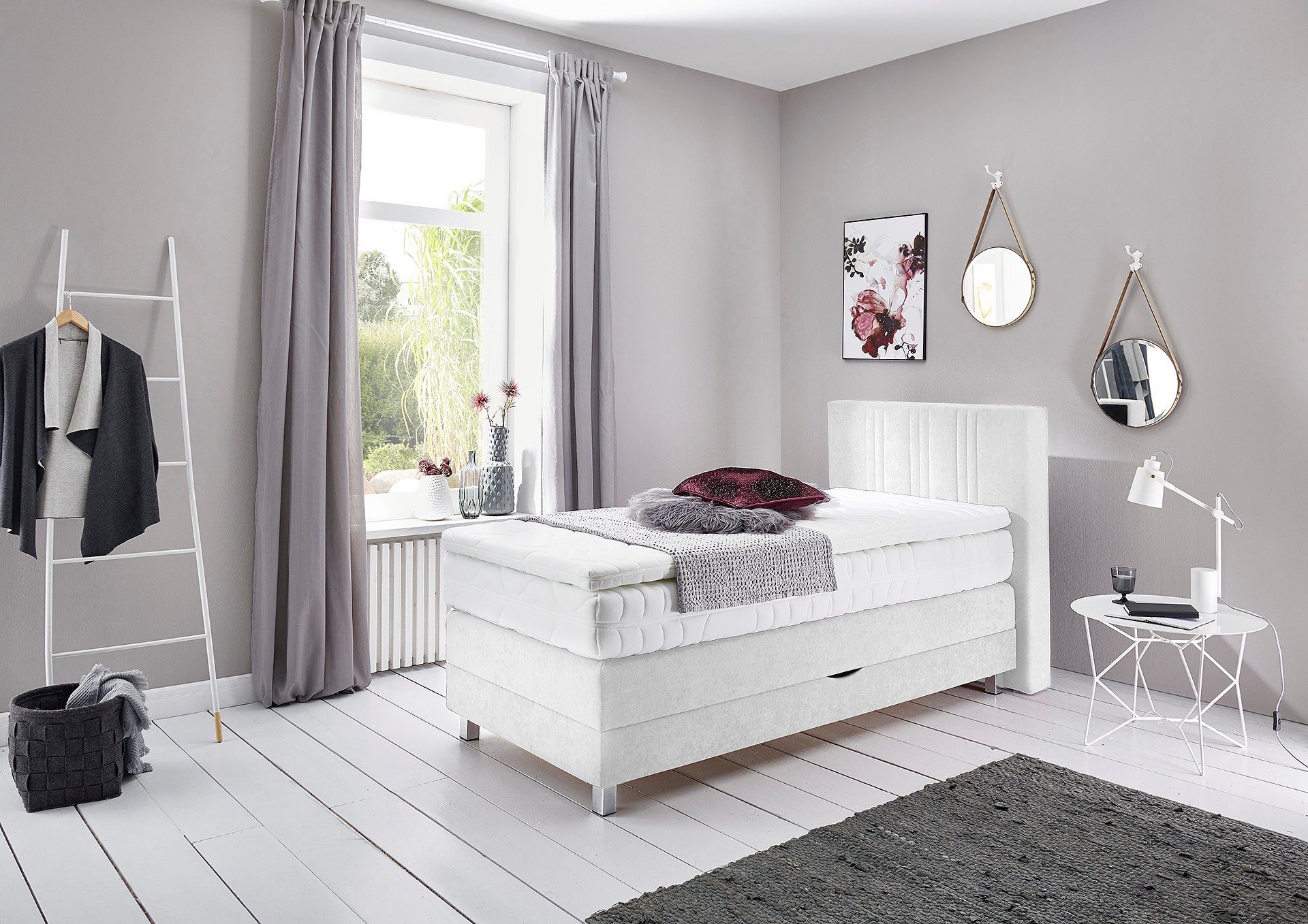Westfalia Polsterbetten Boxspring naar keuze met bedkist en topmatras