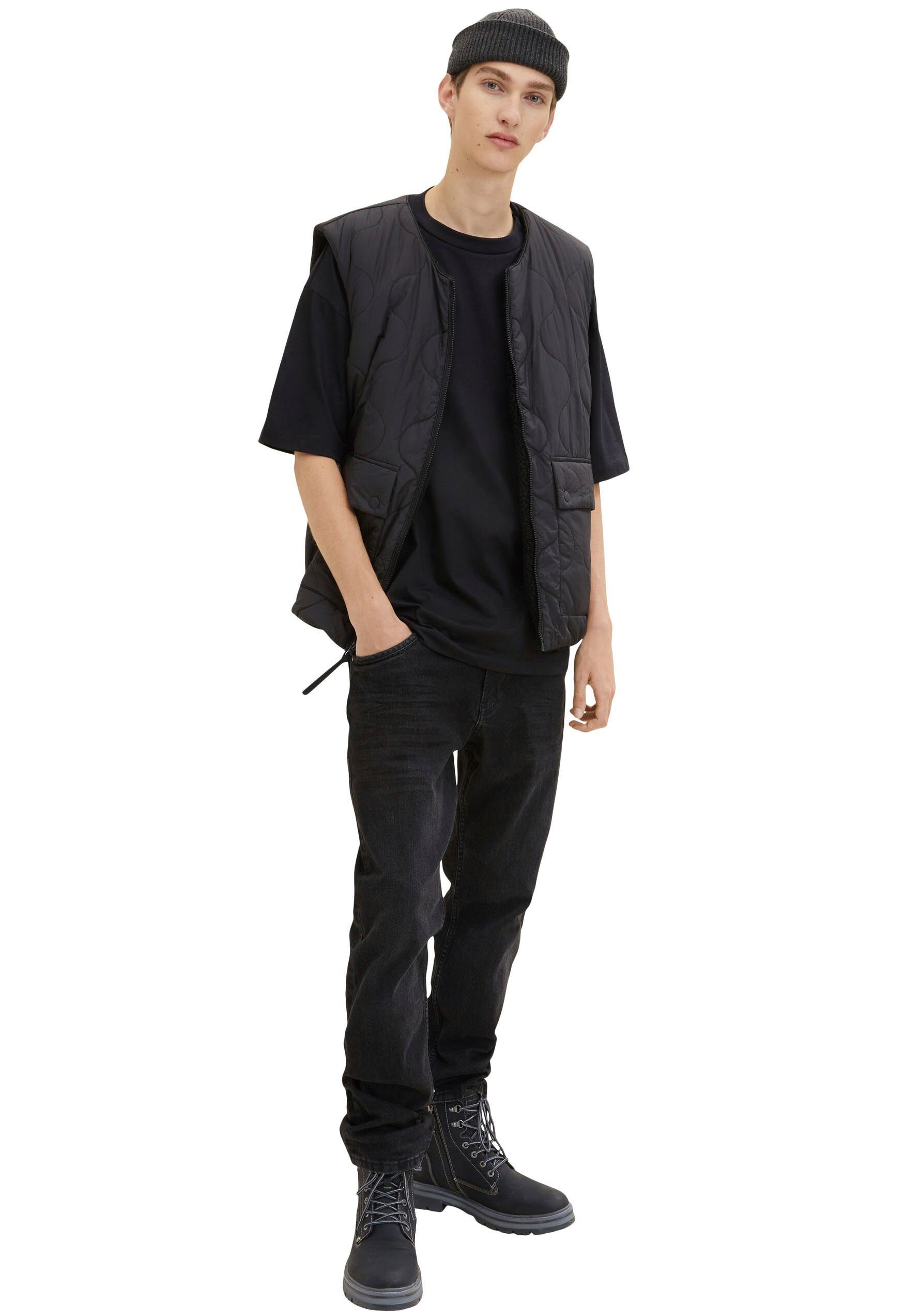 Tom Tailor Denim T-shirt in oversized pasvorm