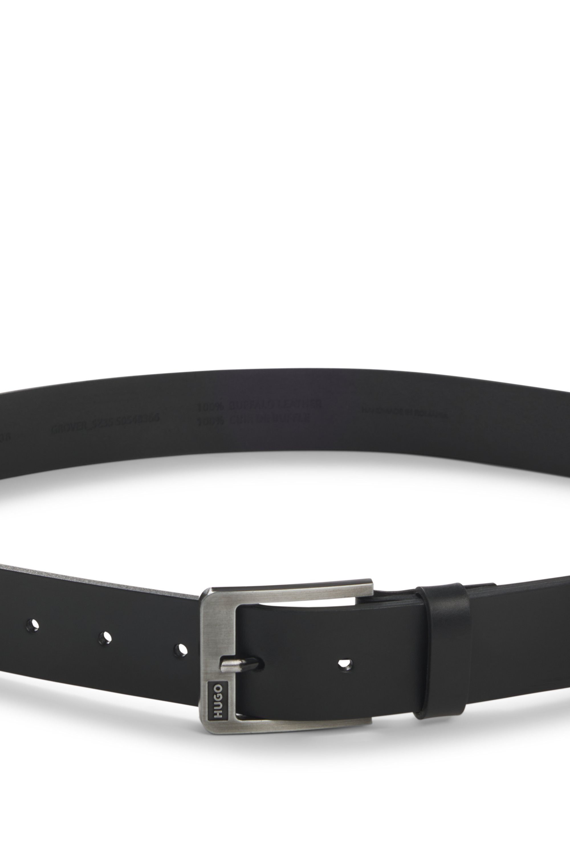 HUGO Leren riem Grover Sz35
