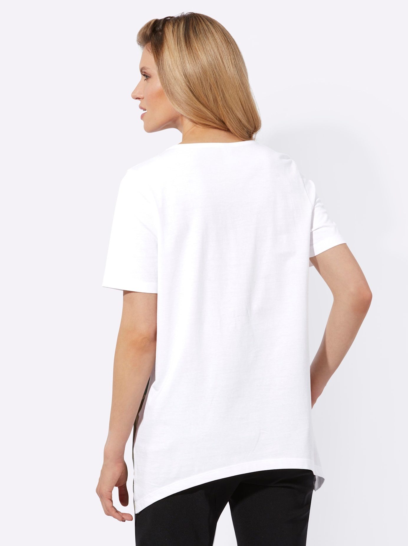 Classic Basics Shirt in puntmodel Lang shirt (1-delig)