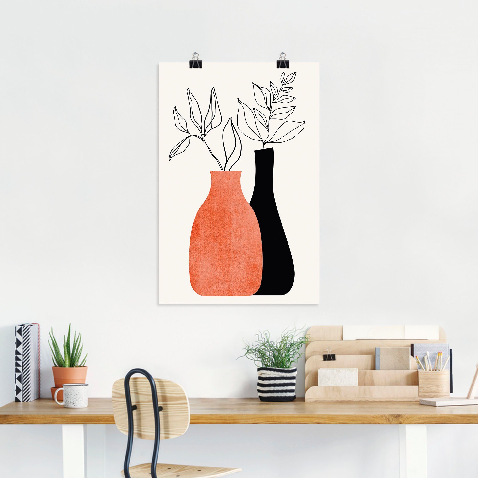 Artland Artprint Madame & Monsieur als artprint op linnen, poster in verschillende formaten maten