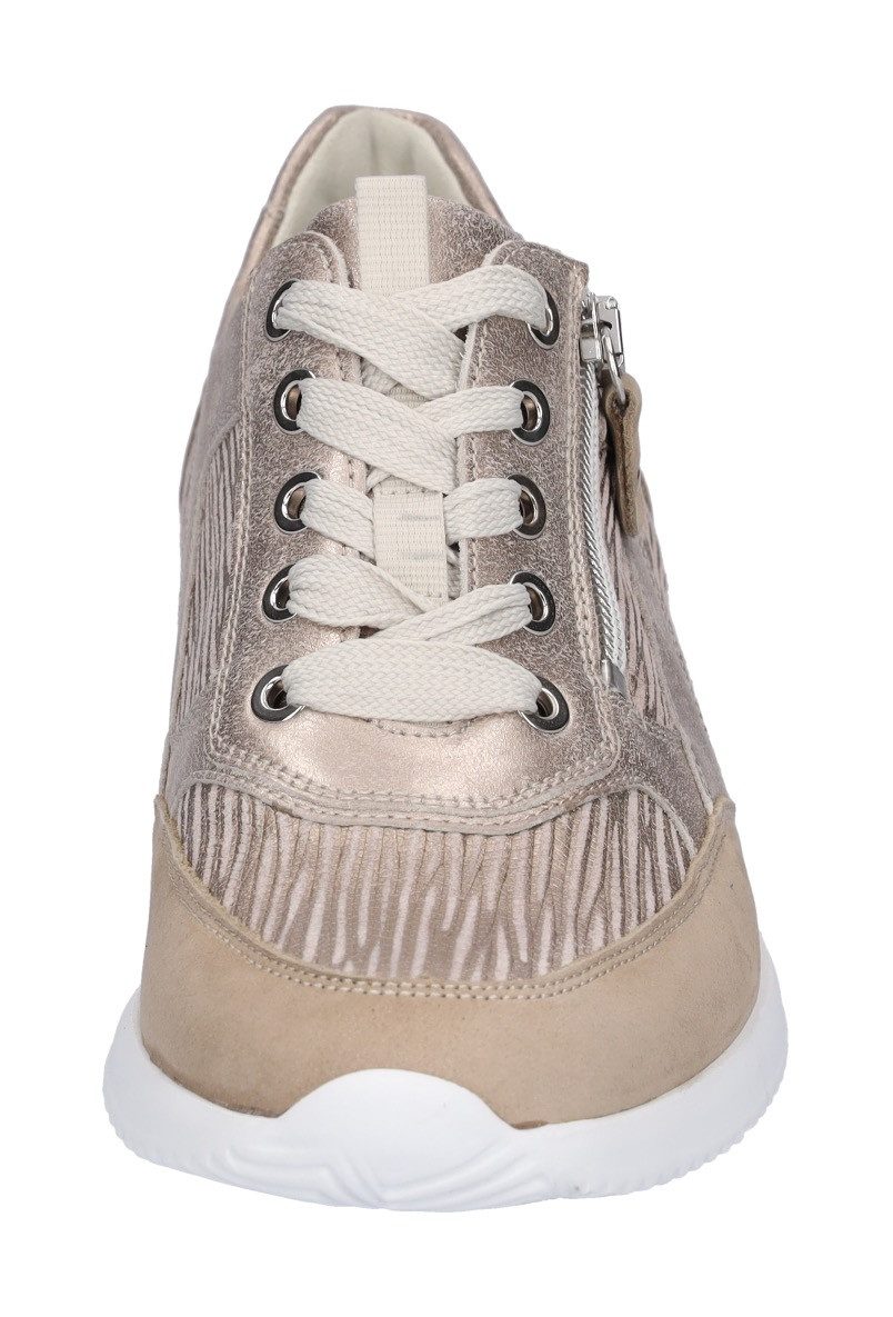 Waldläufer Sneakers met sleehak HIMONA , lage schoen, veterschoen, comfortabele schoen met ritssluiting