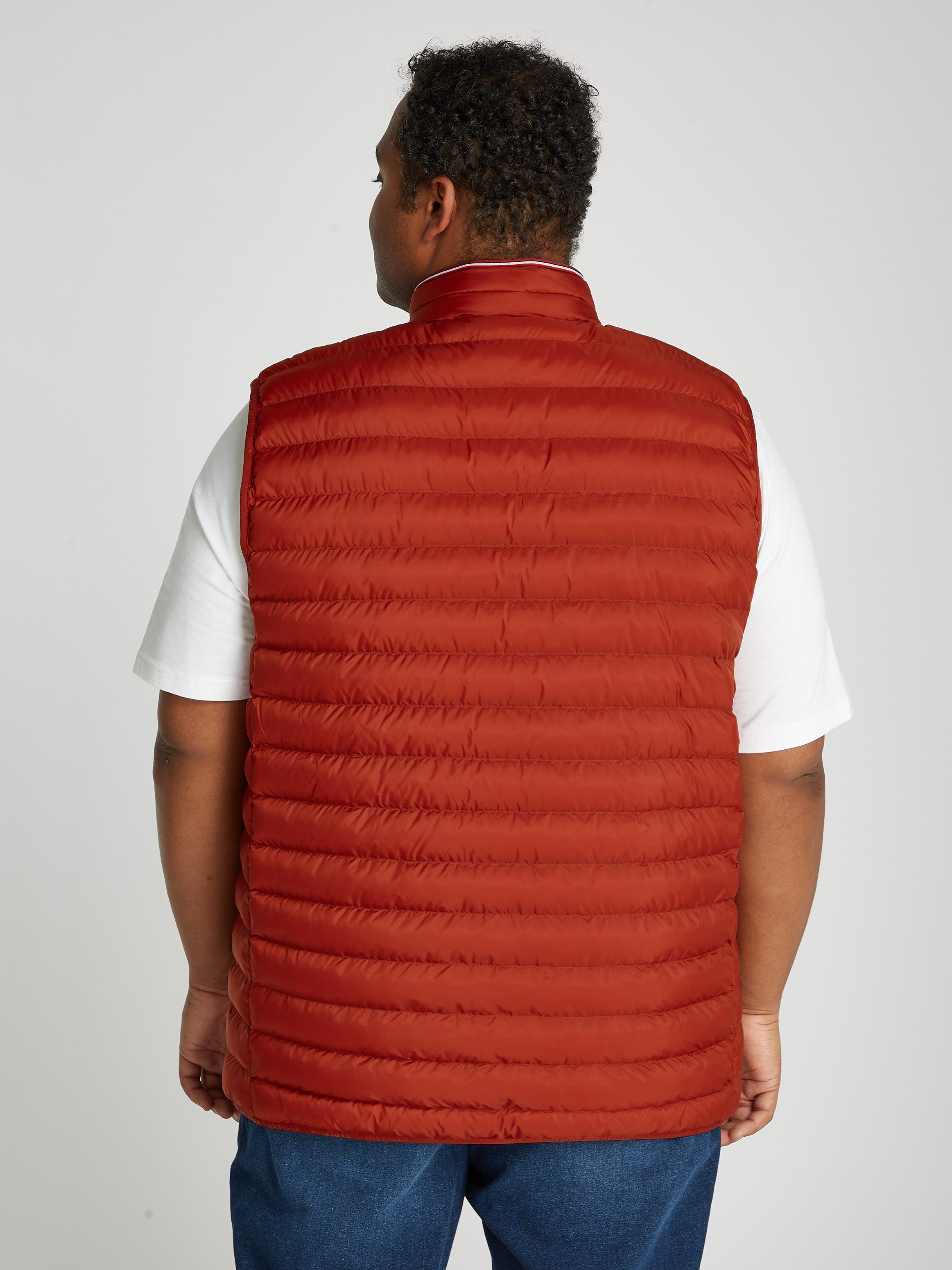 Tommy Hilfiger Bodywarmer BT-PACKABLE RECYCLED VEST-B Grote maten met logo-borduurwerk