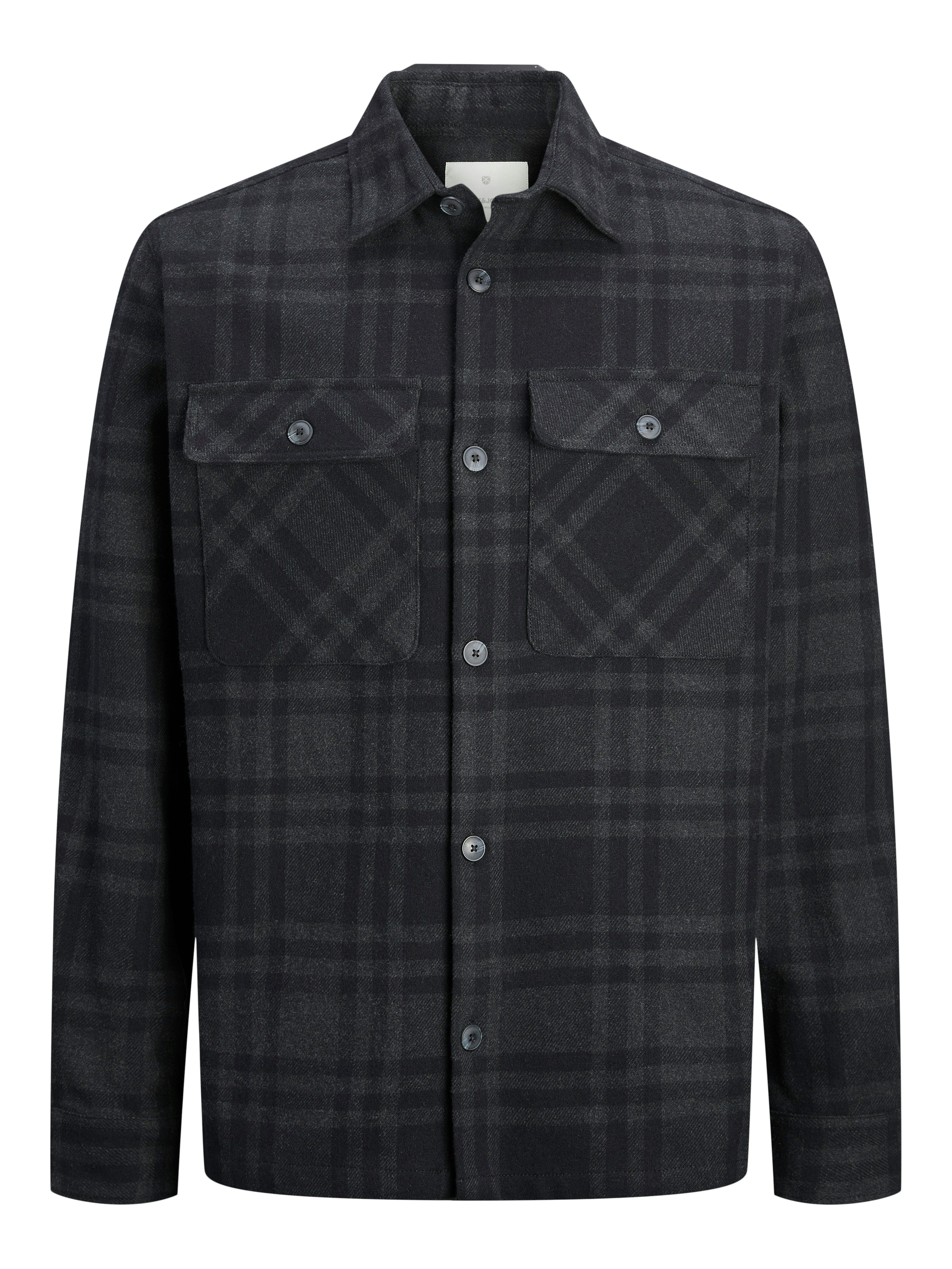 Jack & Jones Overhemd met lange mouwen JPRRAYMOND MELANGE CHECK LS OVERSHIRT SN