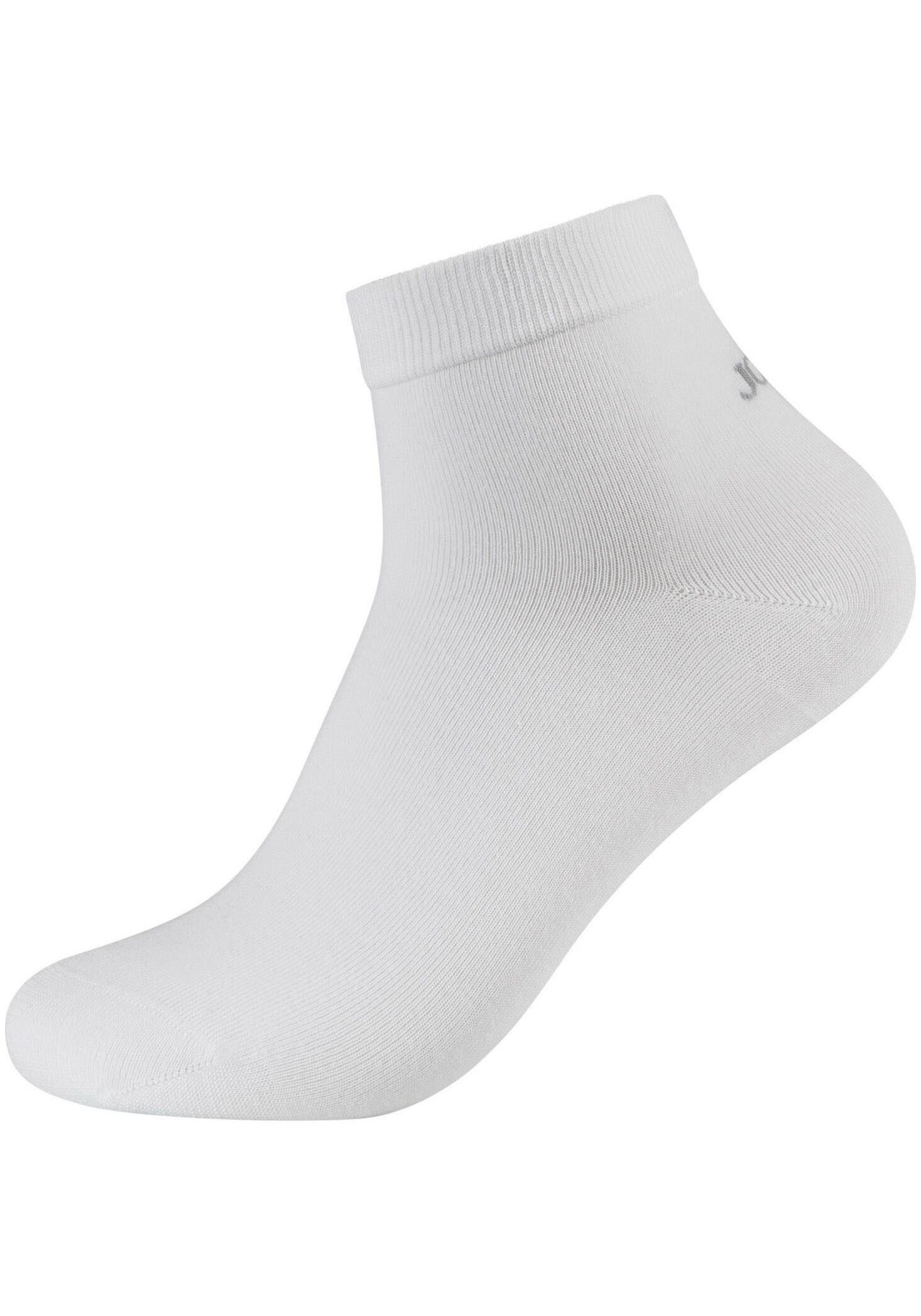 JOOP! Korte sokken Premium Essentials met logo-opschrift bij de hiel (4 paar)
