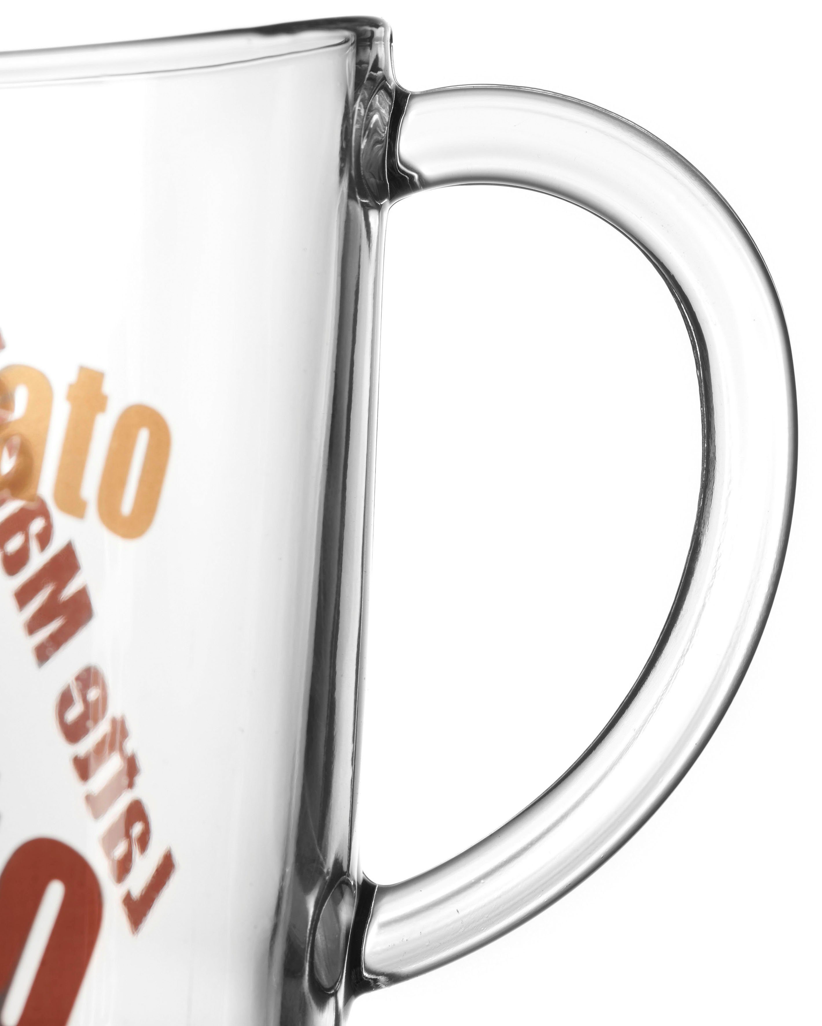 LEONARDO Latte-macchiato-kopje Napoli Latte macchiato-mok, 380 ml, 3-kleurig(set, 6-delig)
