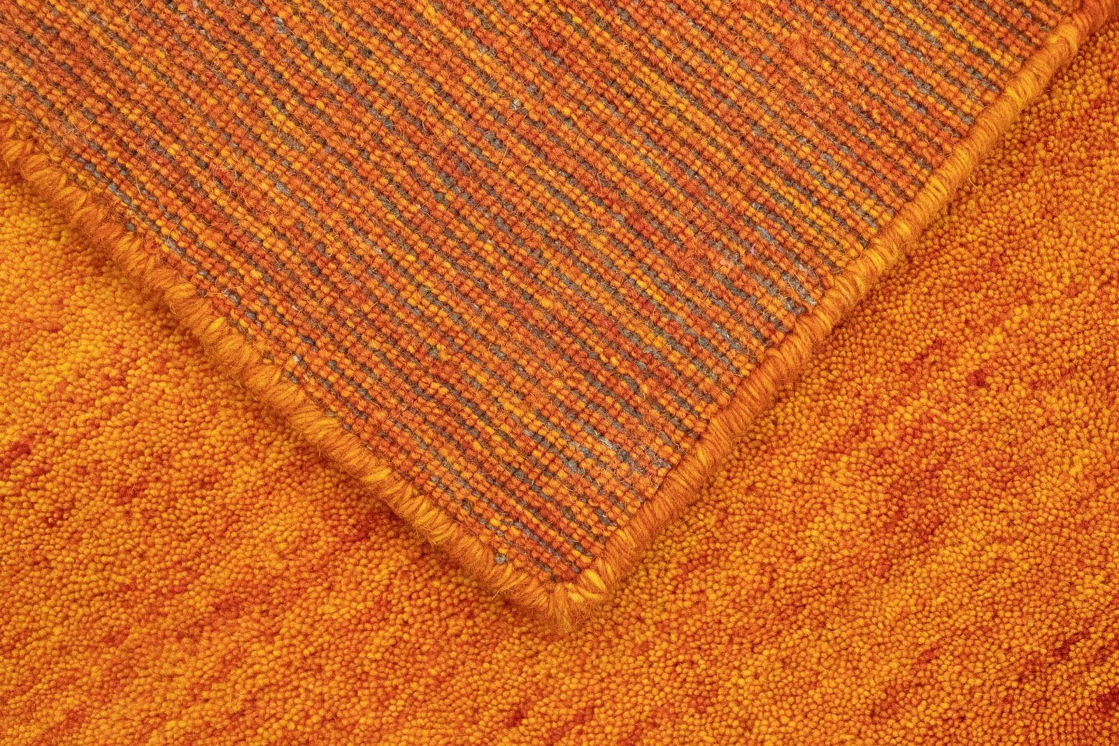 morgenland Wollen kleed Uni - Gabbeh tapijt - Softy Gabbeh look, uni kleuren, 100% wol, zeer zachte pool, woonkamer