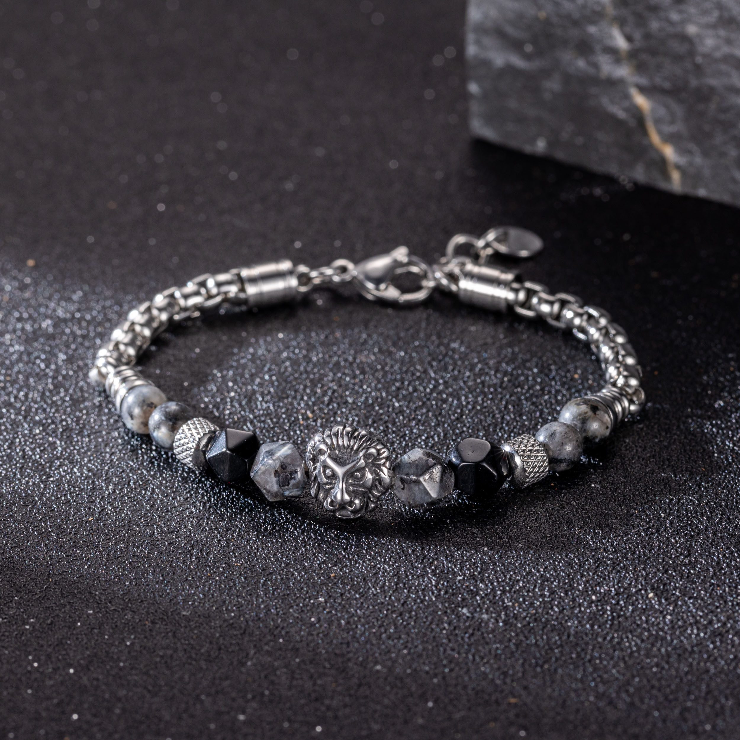 Firetti Armband Sieraden cadeau roestvrijstalen armbanden venezianerkette leeuwenkop