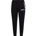 calvin klein performance joggingbroek pw - knit pants met reflecterende, contrastkleurige details zwart