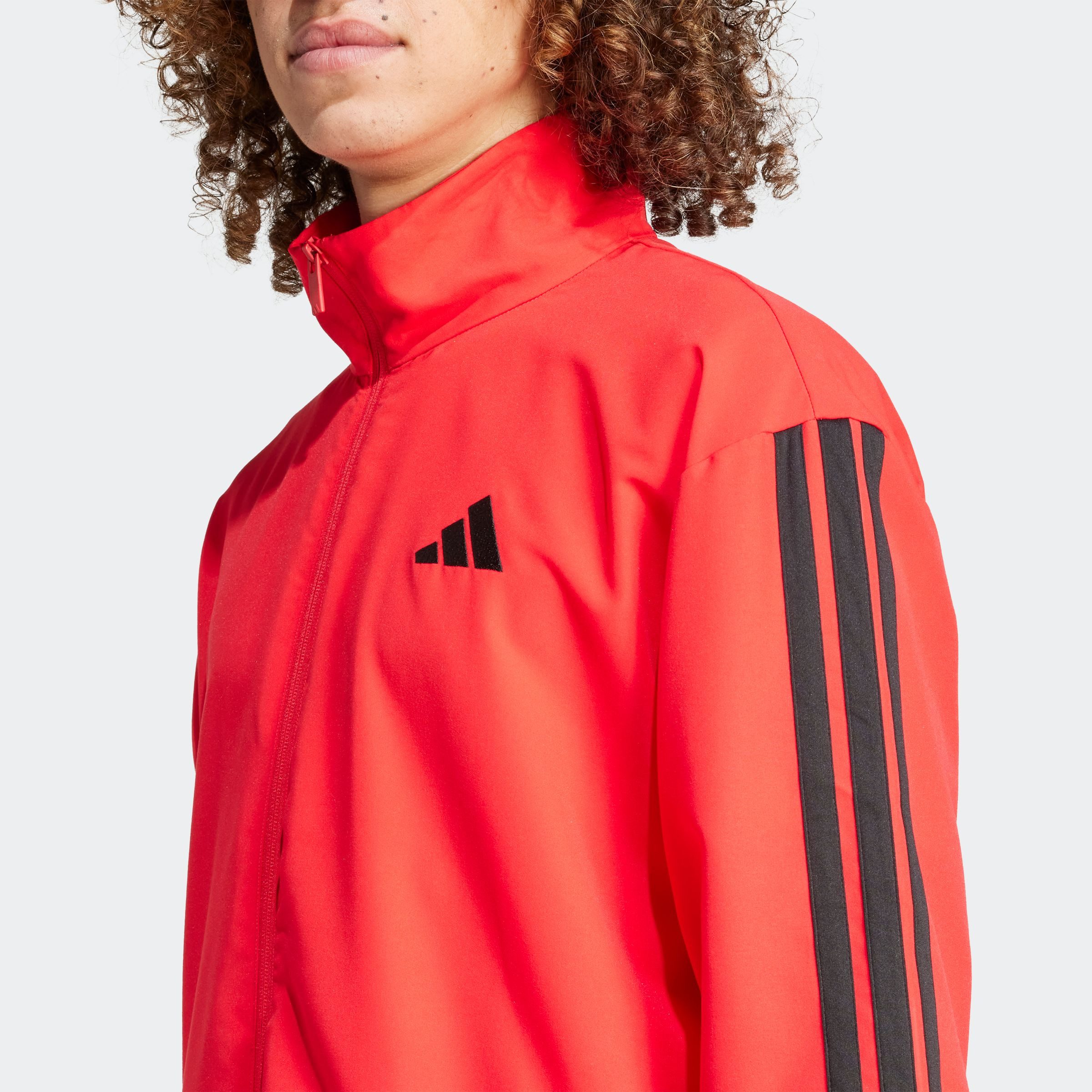 adidas Sportswear Trainingspak M 3S WV TT TS drie-strepen geweven trainingspak (2-delig)