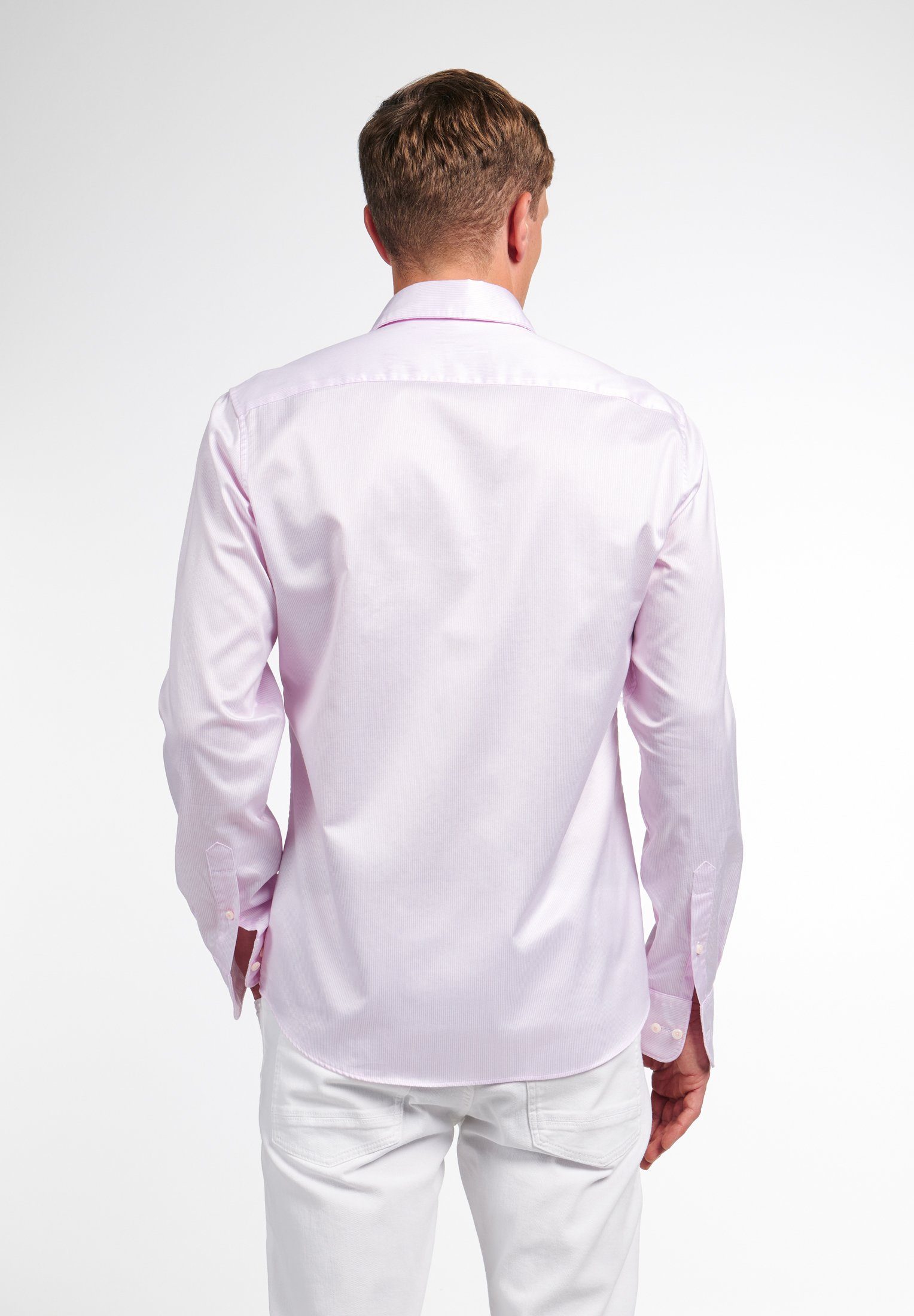 Eterna Overhemd met lange mouwen Slim fit EASY IRON (gemakkelijk te strijken)