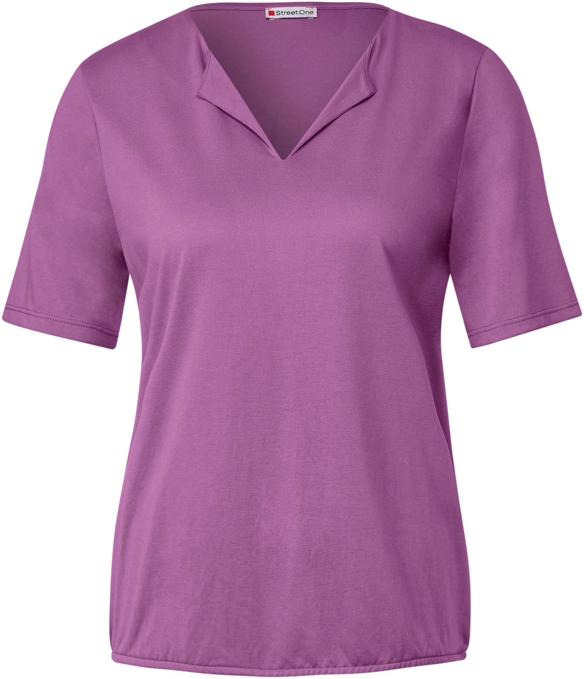 STREET ONE Shirttop in zijde-look