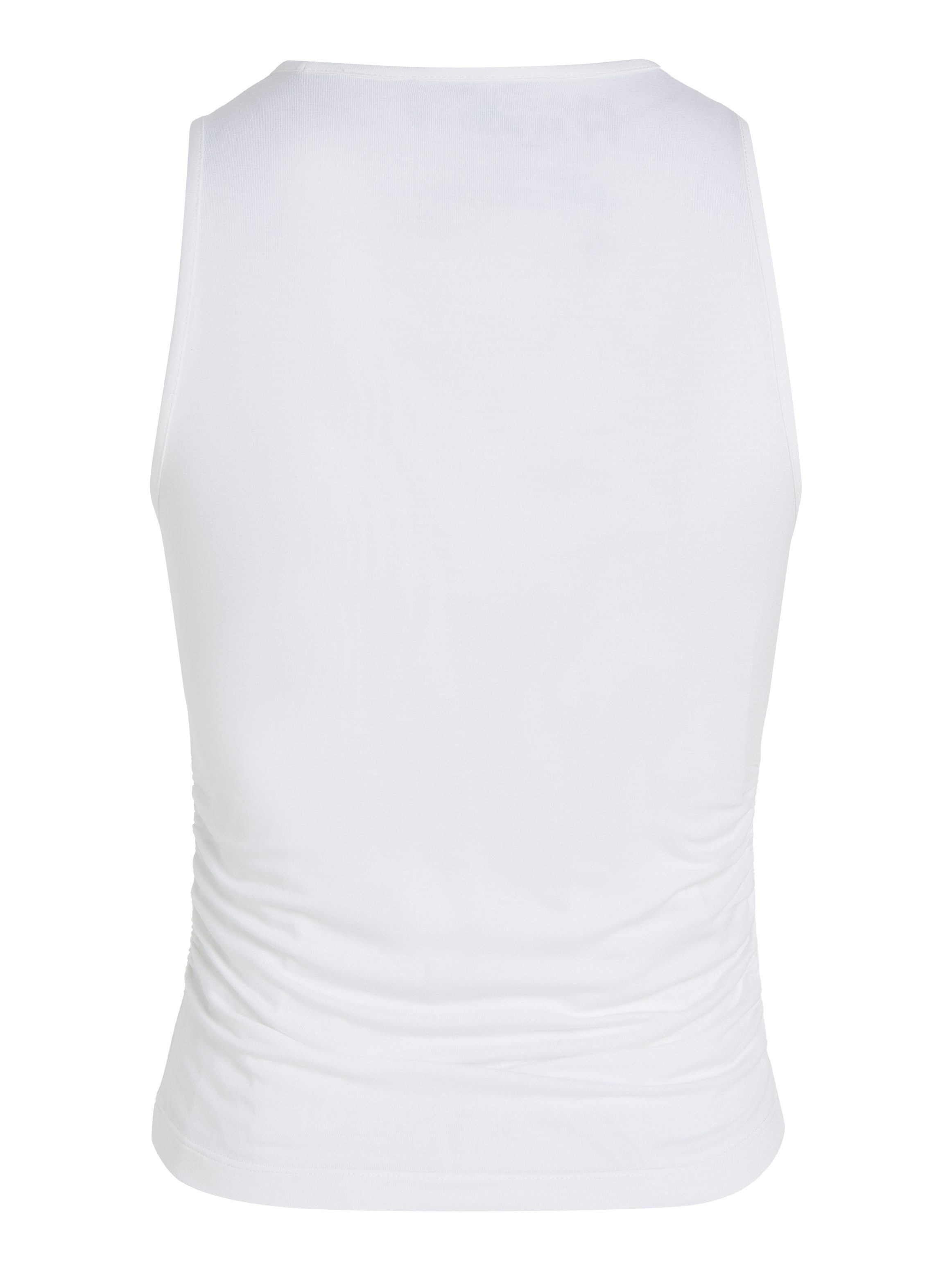 TOMMY JEANS Tanktop TJW SLIM GATHERING TANK TOP (ESSENTIAL Regular Flag Logo TJ Women)
