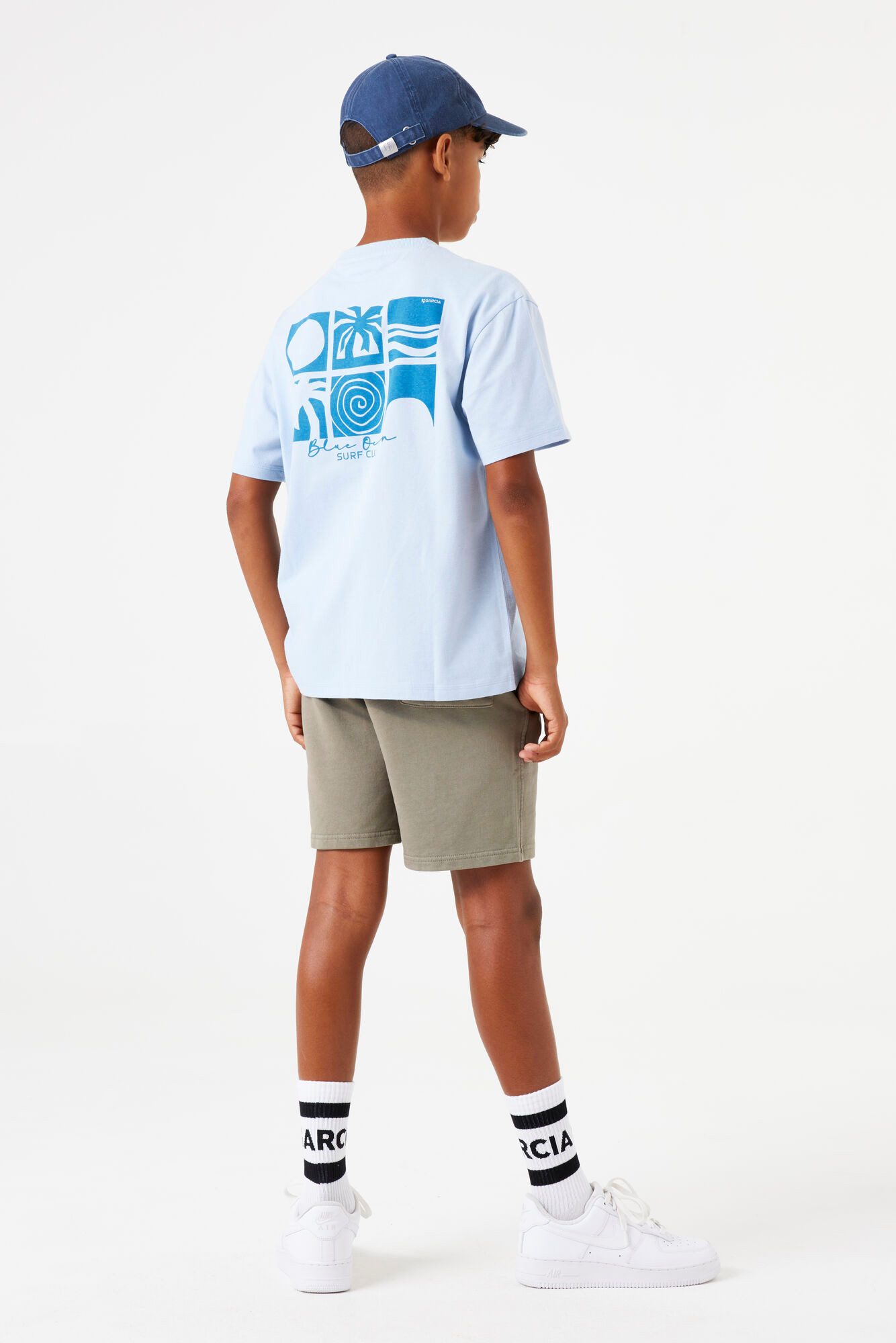 Garcia T-shirt met front- en backprint voor jongens