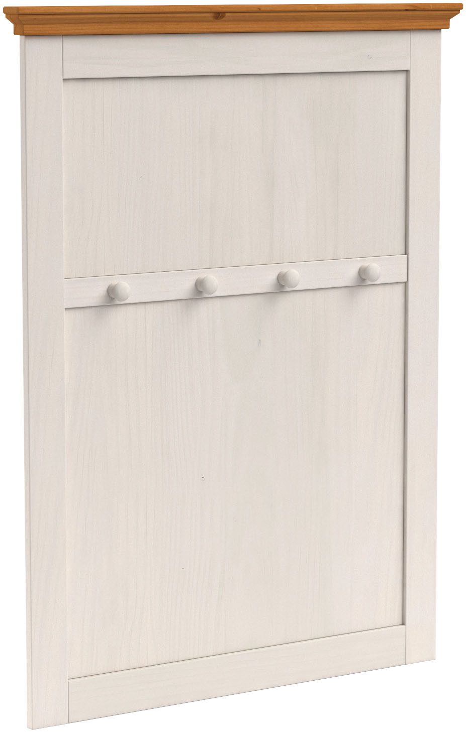 Home affaire Kapstokpaneel Selma uit massief grenenhout, hoogte 105 cm, breedte 80 cm