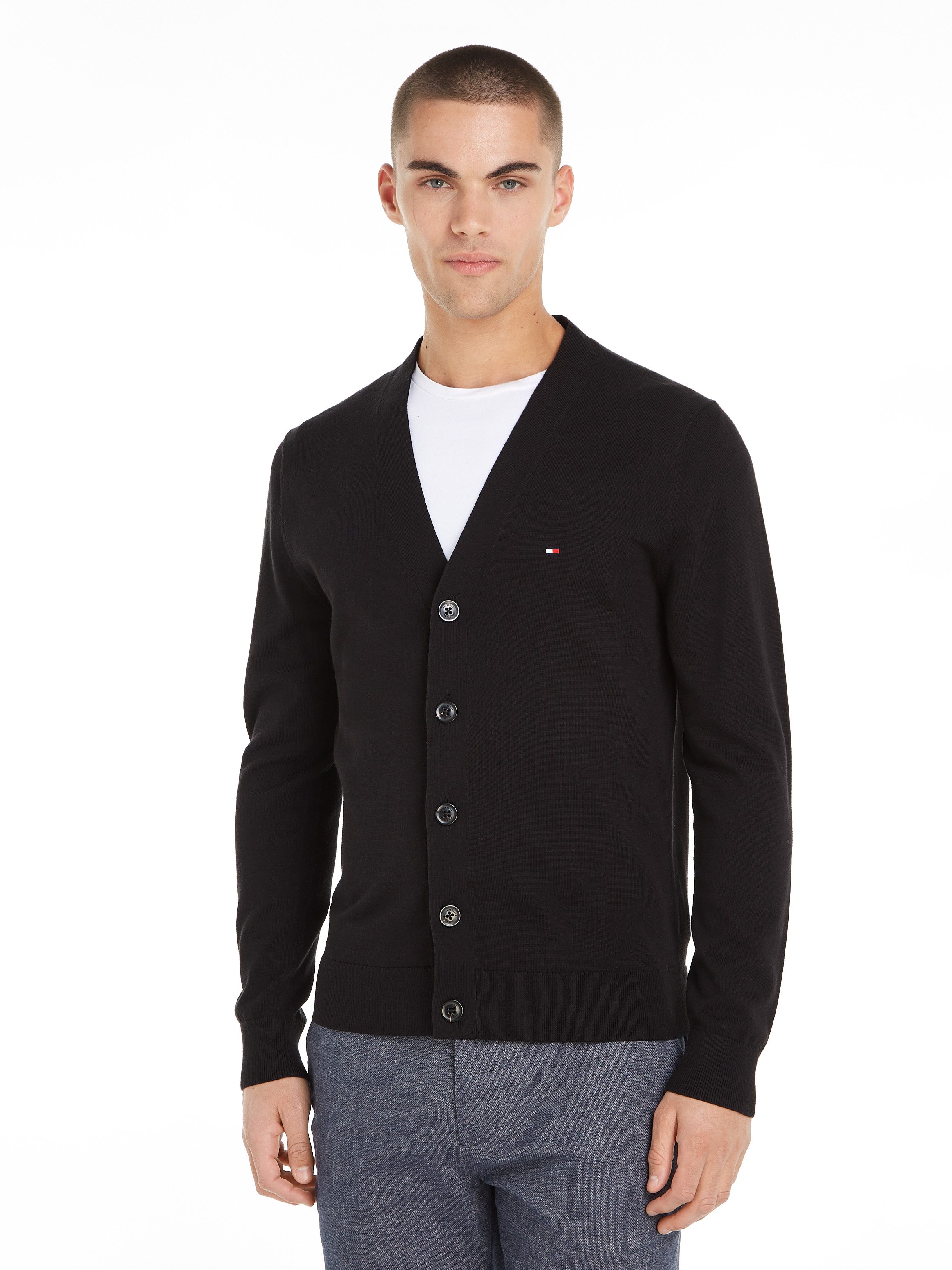 Tommy Hilfiger Vest ESSENTIAL COTTON CARDIGAN