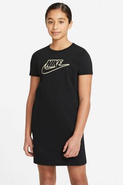 nike sportswear shirtjurk big kids' (girls') t-shirt dress zwart