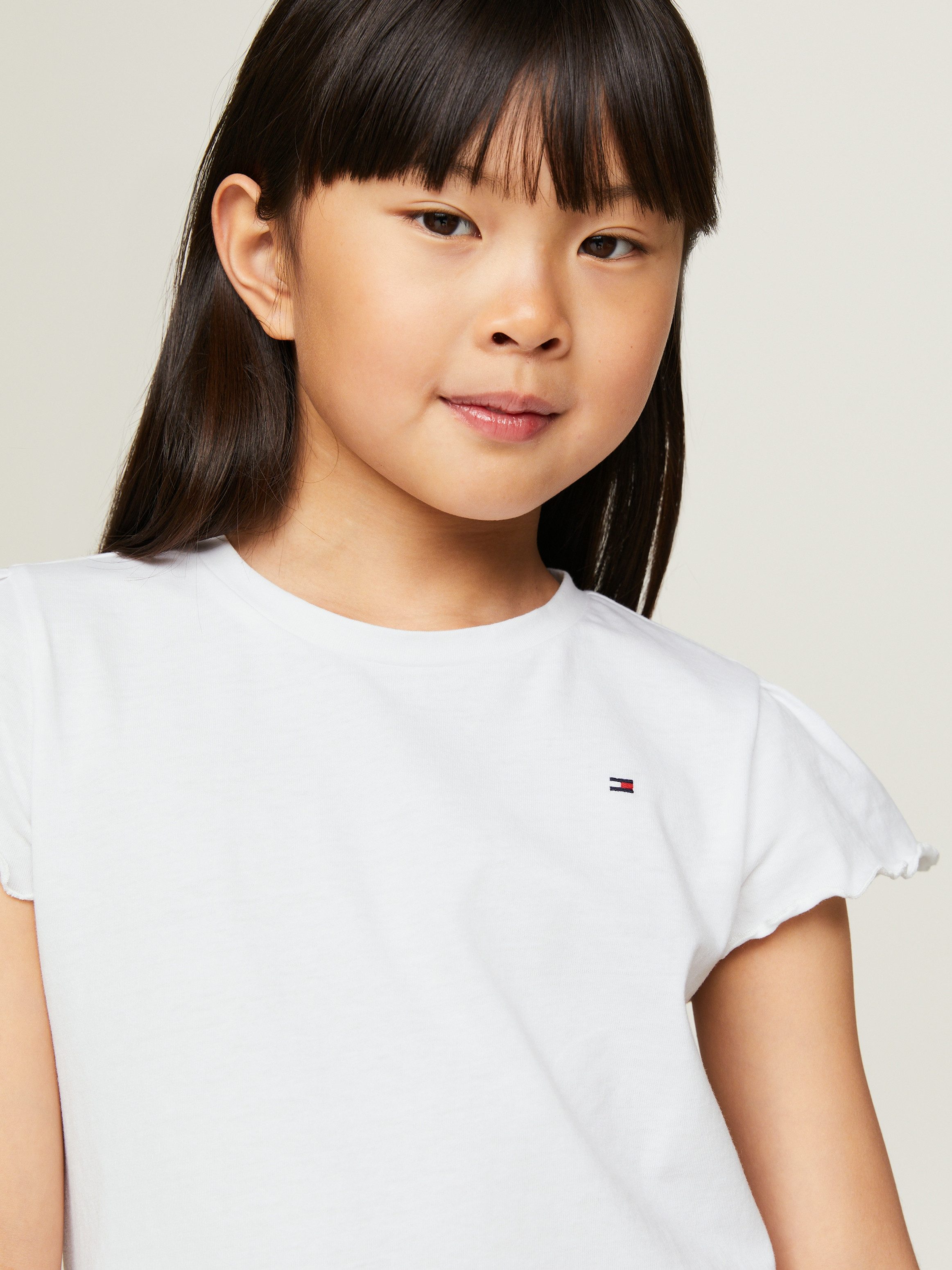 Tommy Hilfiger T-shirt ESSENTIAL RUFFLE SLEEVE TOP