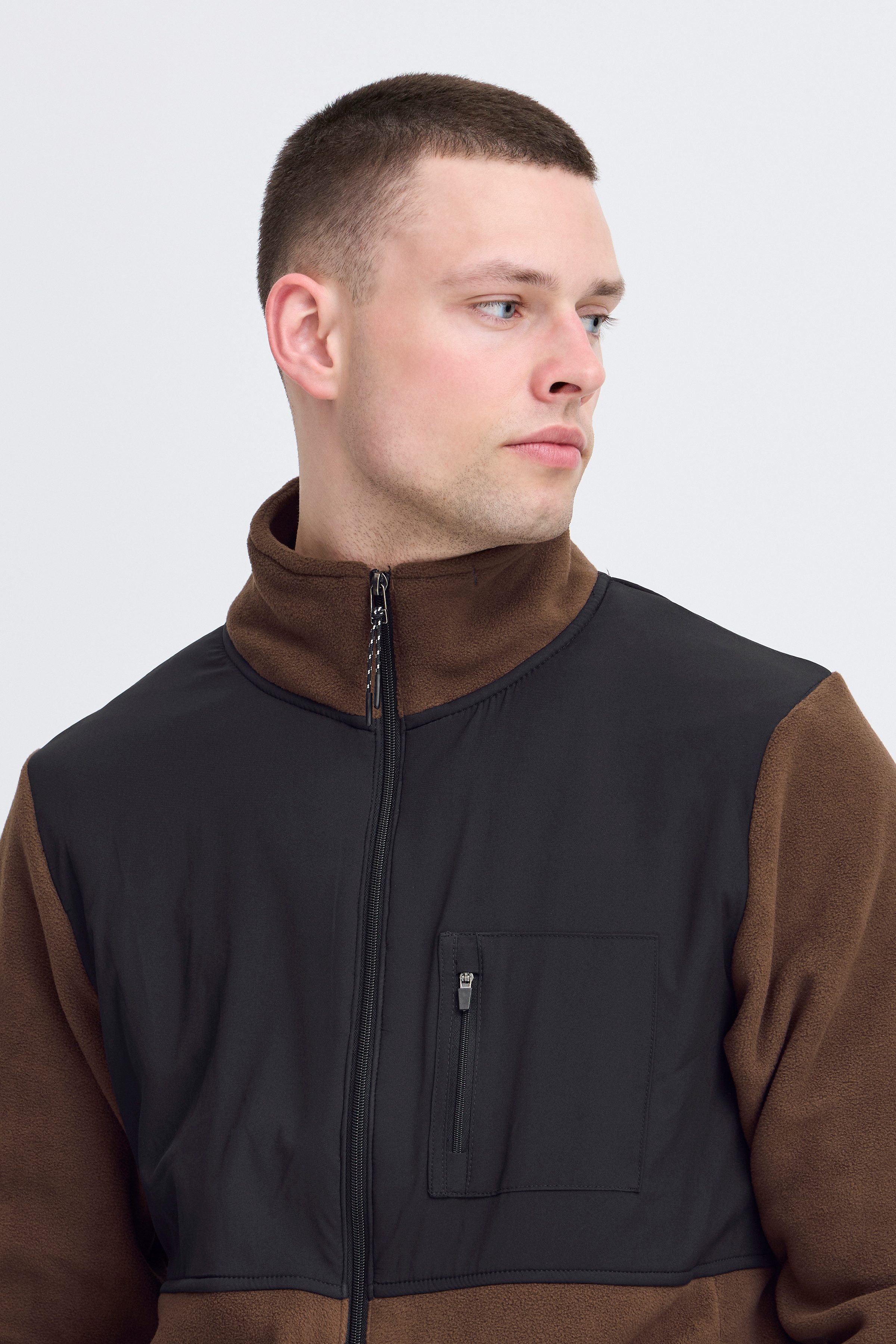 Blend Fleecetrui BHMARIO Sweatshirt zipp thru