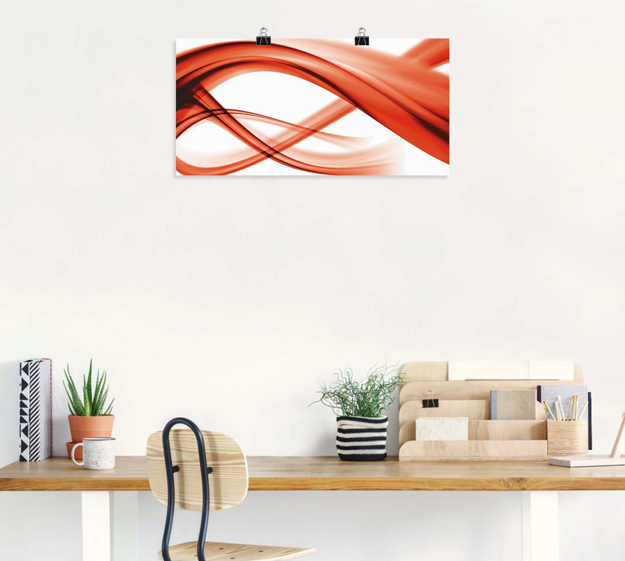 Artland Artprint Abstracte compositie als artprint op linnen, poster in verschillende formaten maten