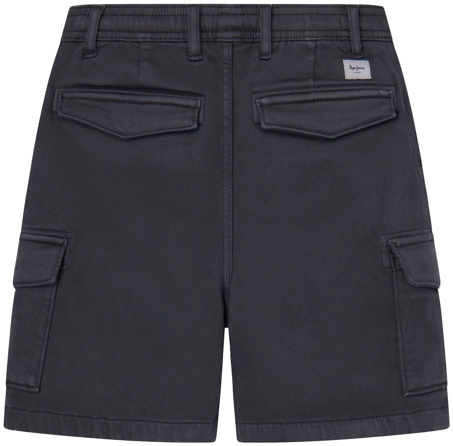 Pepe Jeans Short Ted met ton-in-ton logo-opdruk