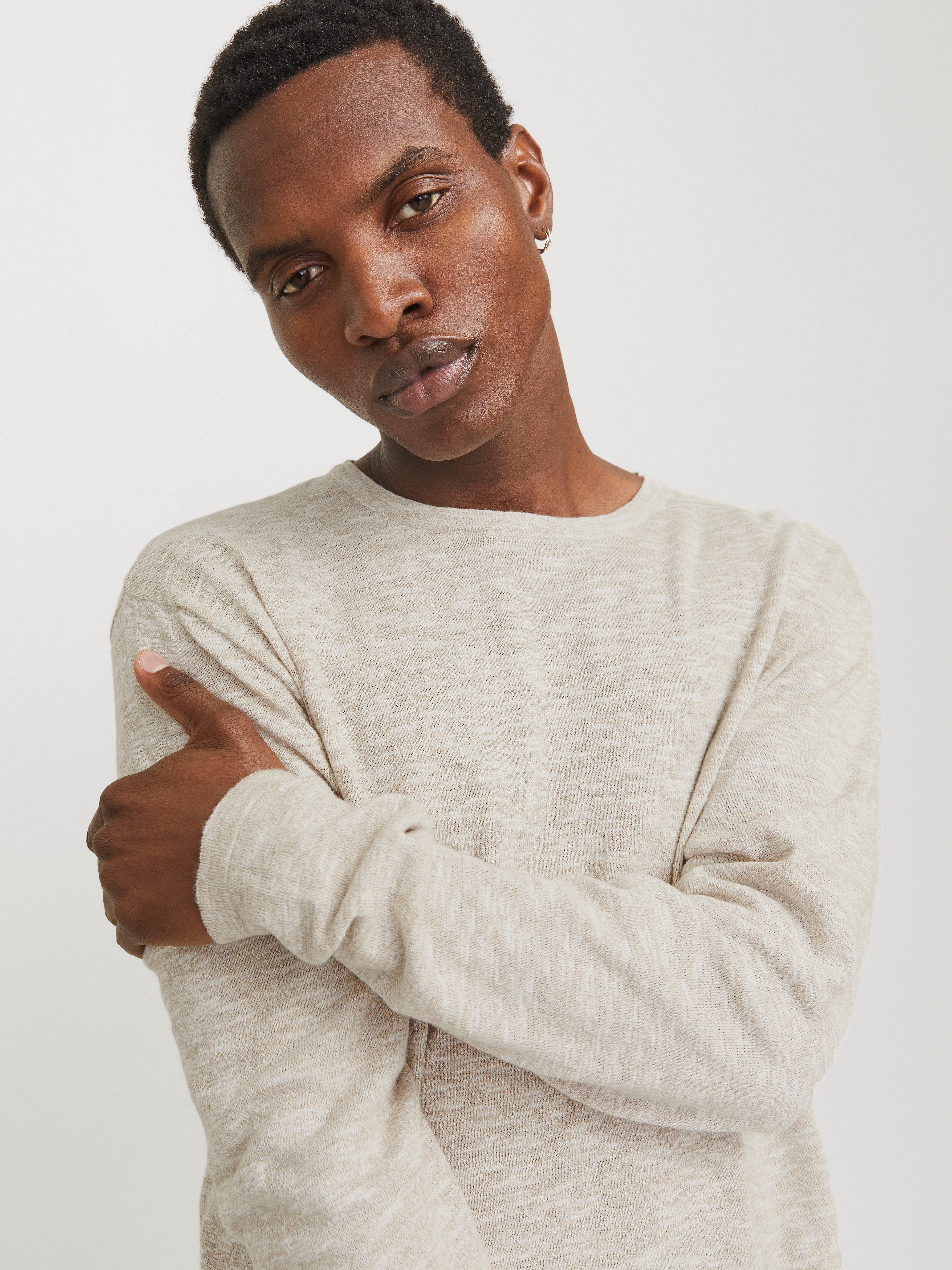 Jack & Jones Trui met ronde hals JJESUMMER KNIT CREW NECK SN