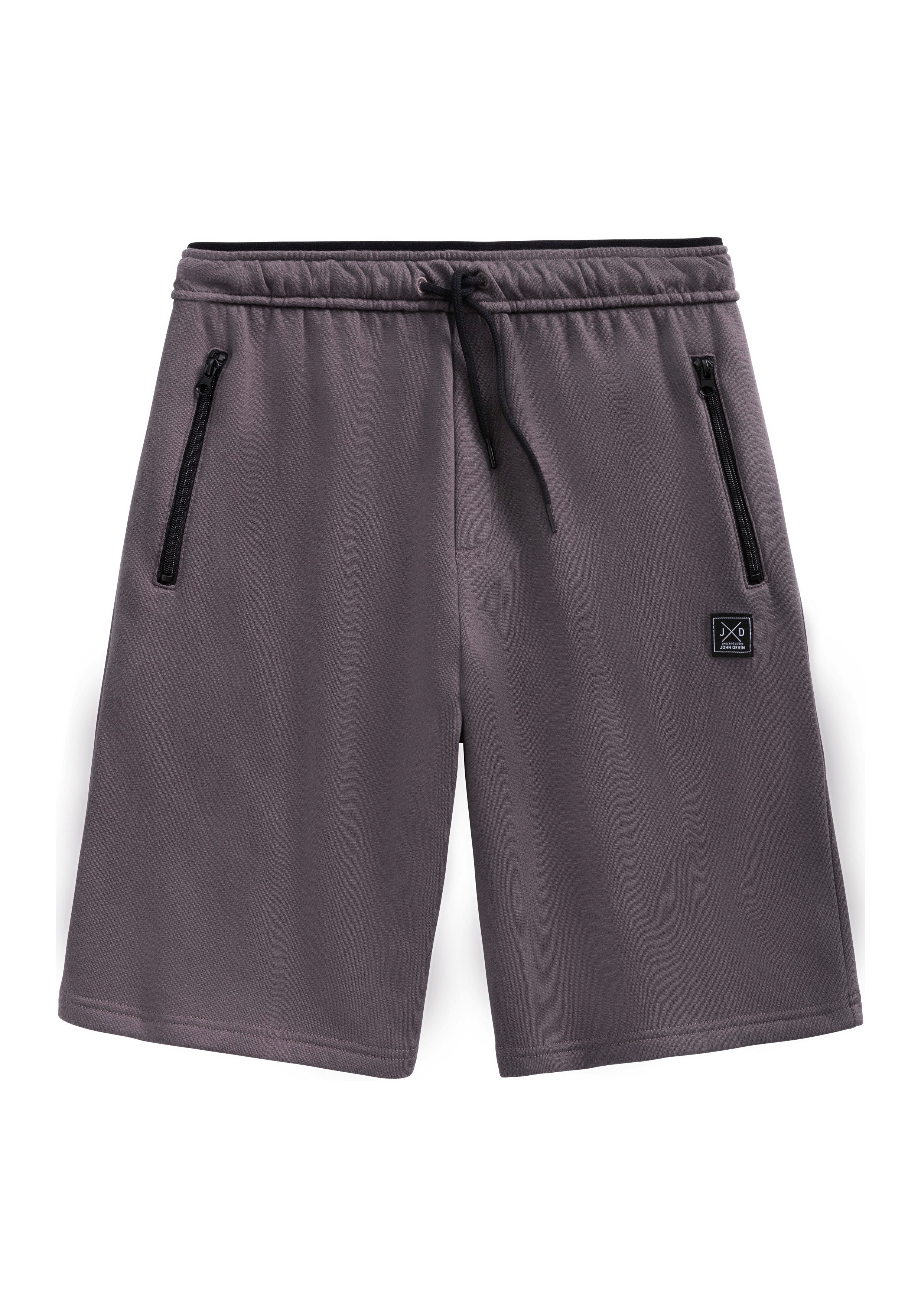 John Devin Sweatshort , zijzakken met zwarte rits