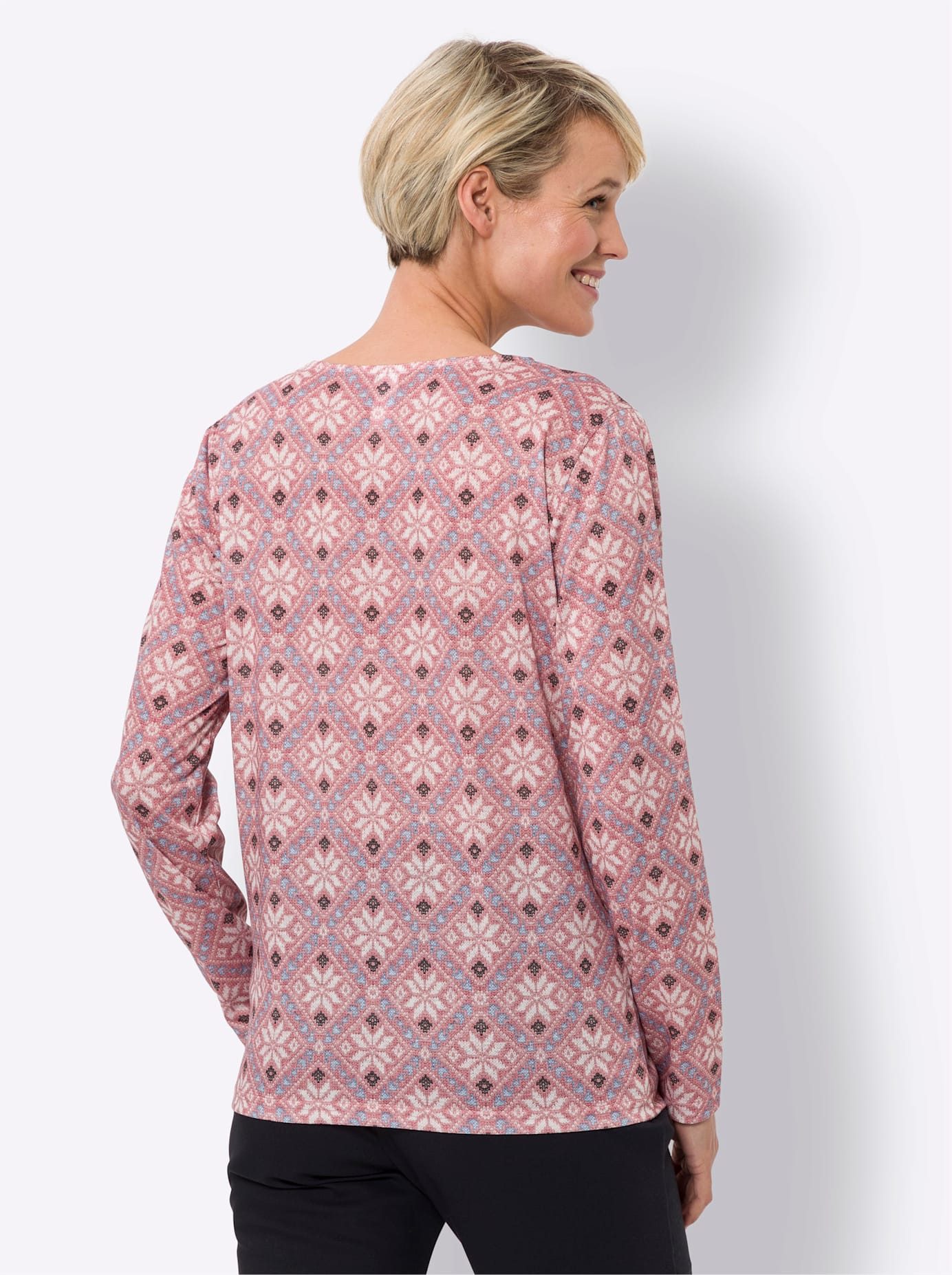 Classic Basics Shirt met lange mouwen Shirt met ronde hals (1-delig)