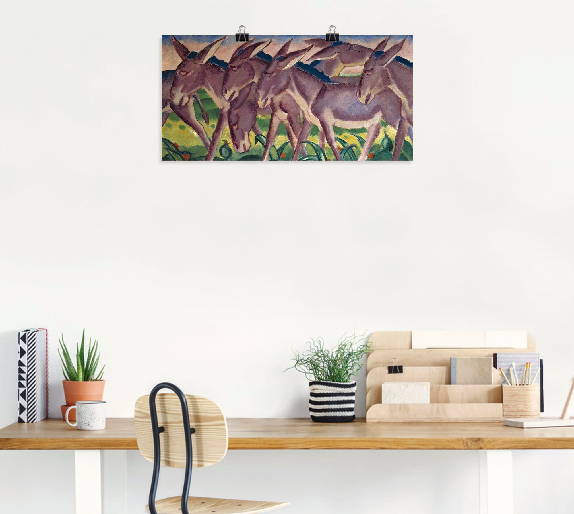 Artland Artprint Eselsfries. 1911 als artprint van aluminium, artprint op linnen, muursticker of poster in verschillende maten