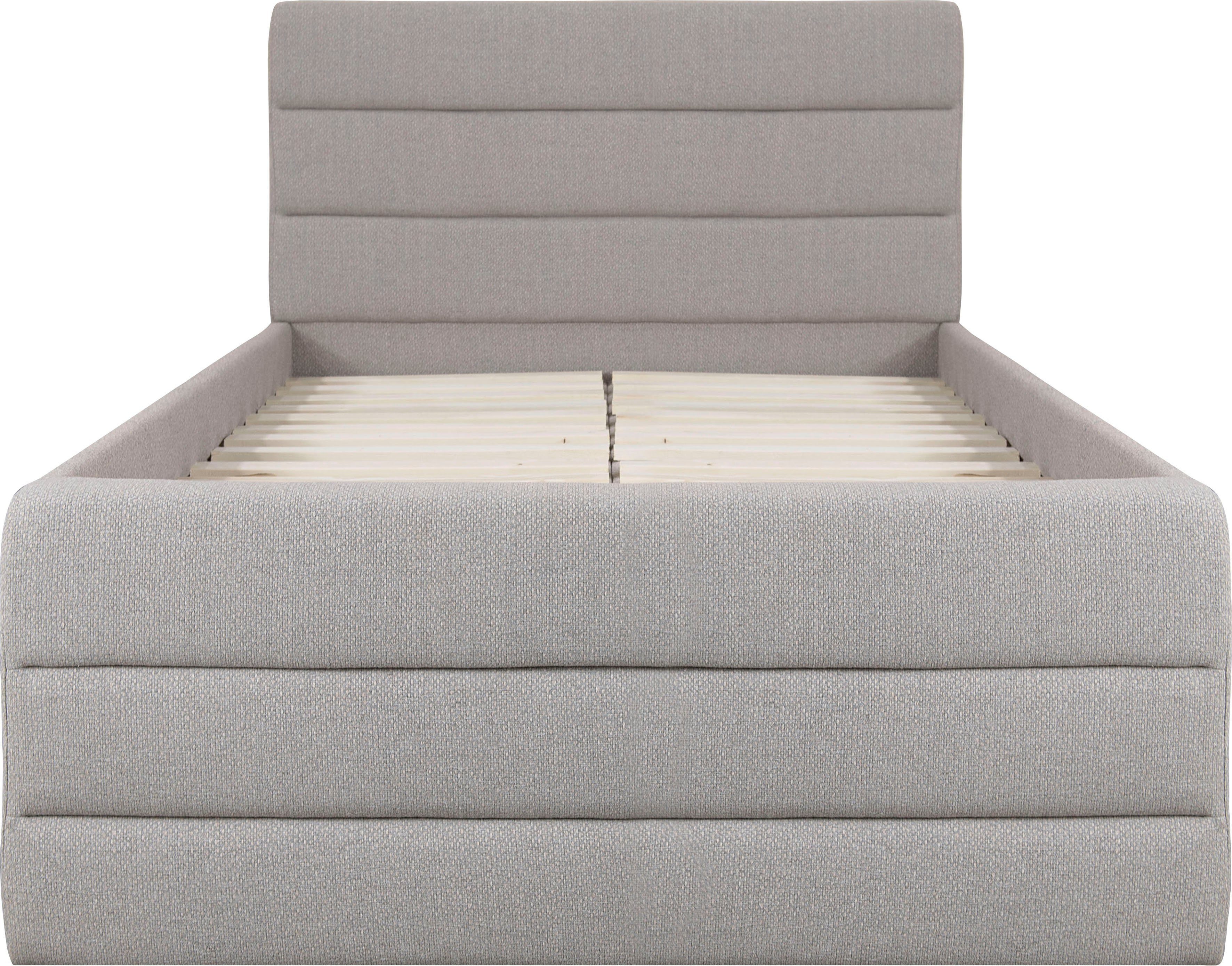 OTTO products Gestoffeerd bed Merrit Dwarsnaad in het hoofd- en voetbord, in 5 breedten, ook in 220 cm lang