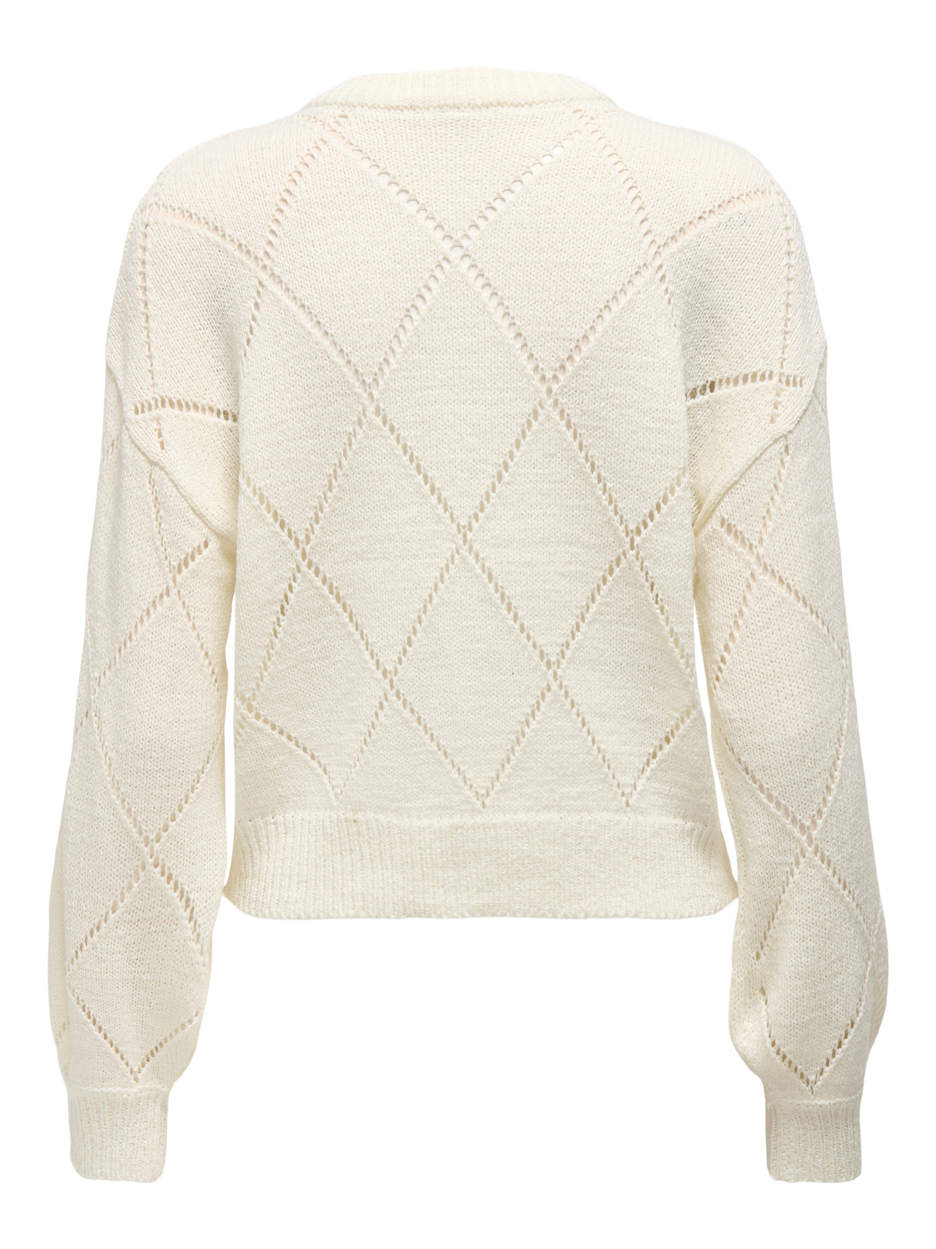 Only Gebreide trui ONLGEENAS LS STRUCTURE O-NECK CC KNT
