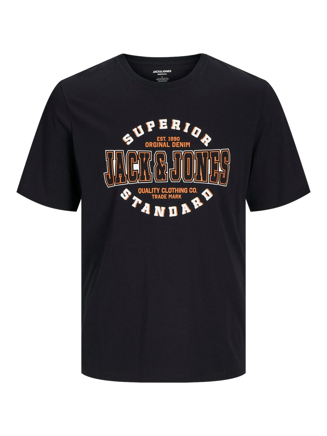 Jack & Jones Shirt met ronde hals JJELOGO TEE SS O-NECK 2 COL AW24 SN