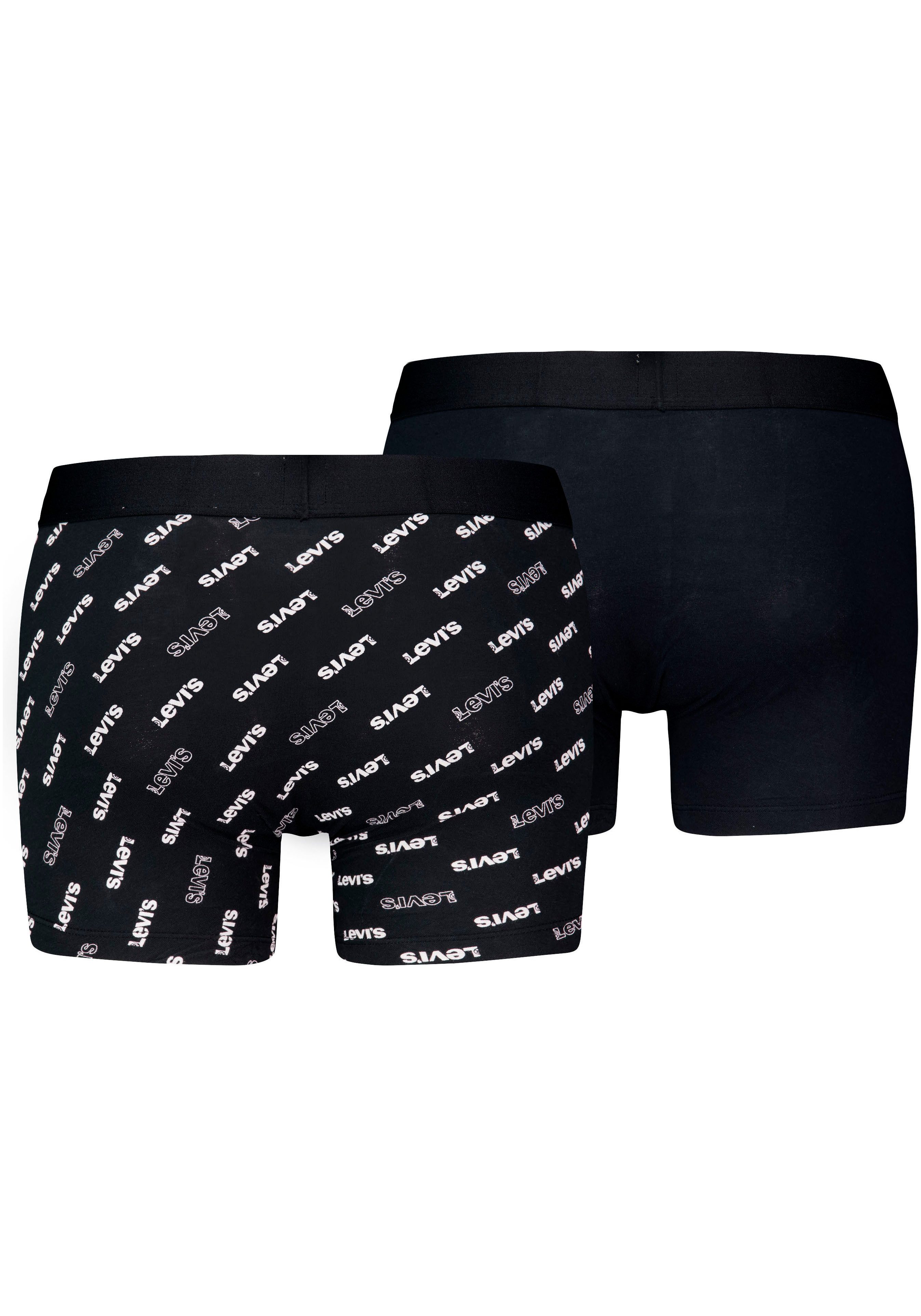 Levi's® Boxershort LEVIS MEN LOGO AOP BOXER BRIEF ORG CO 2P (Set van 2)