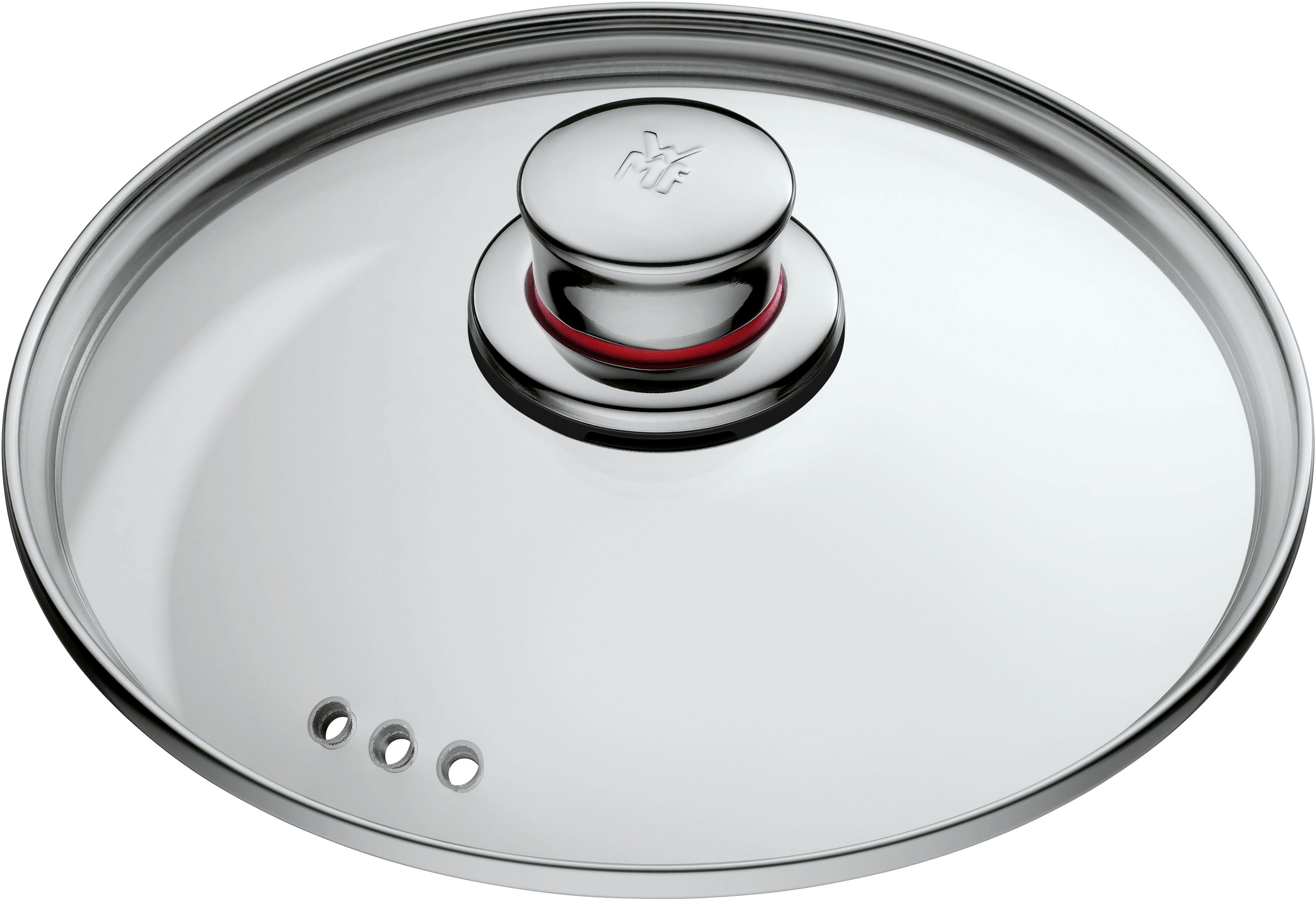 WMF Pannenset Quality One Cool+ technologie voor warmte-reducerende handvatten, brede beschermrand (set)
