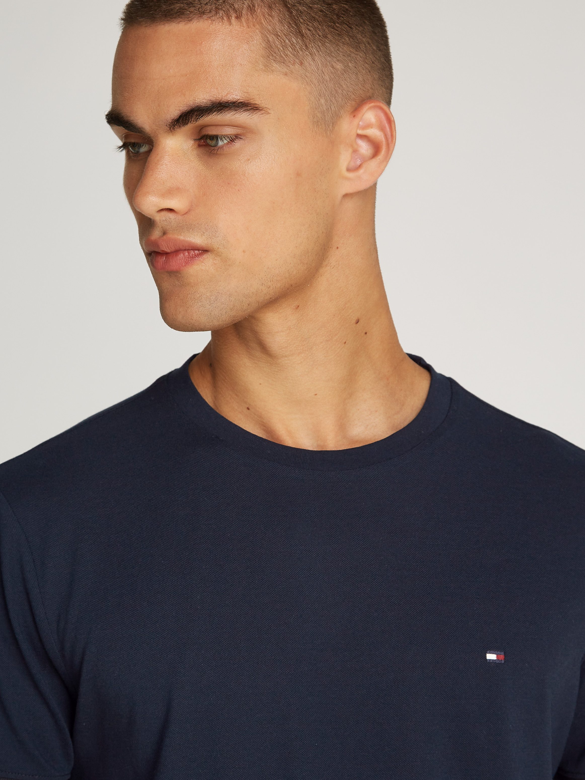 Tommy Hilfiger T-shirt GLOBAL STRIPE FLAG CUFF TEE