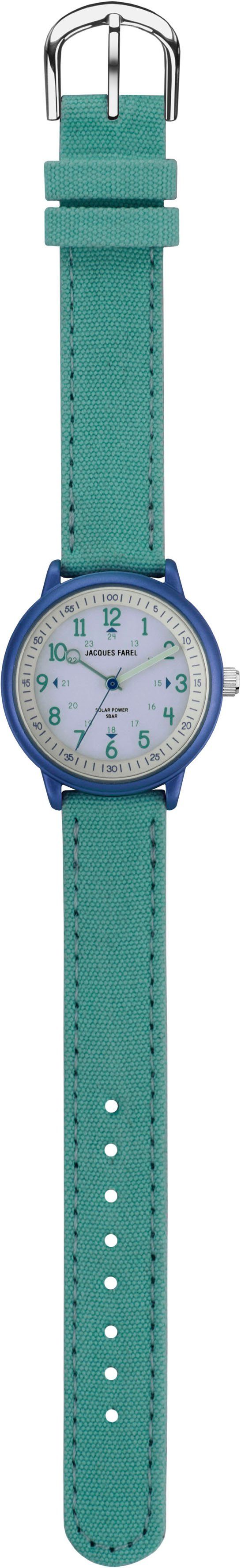 Jacques Farel Solarhorloge ORSO 3105 Polshorloge, kinderhorloge, ideaal ook als cadeau