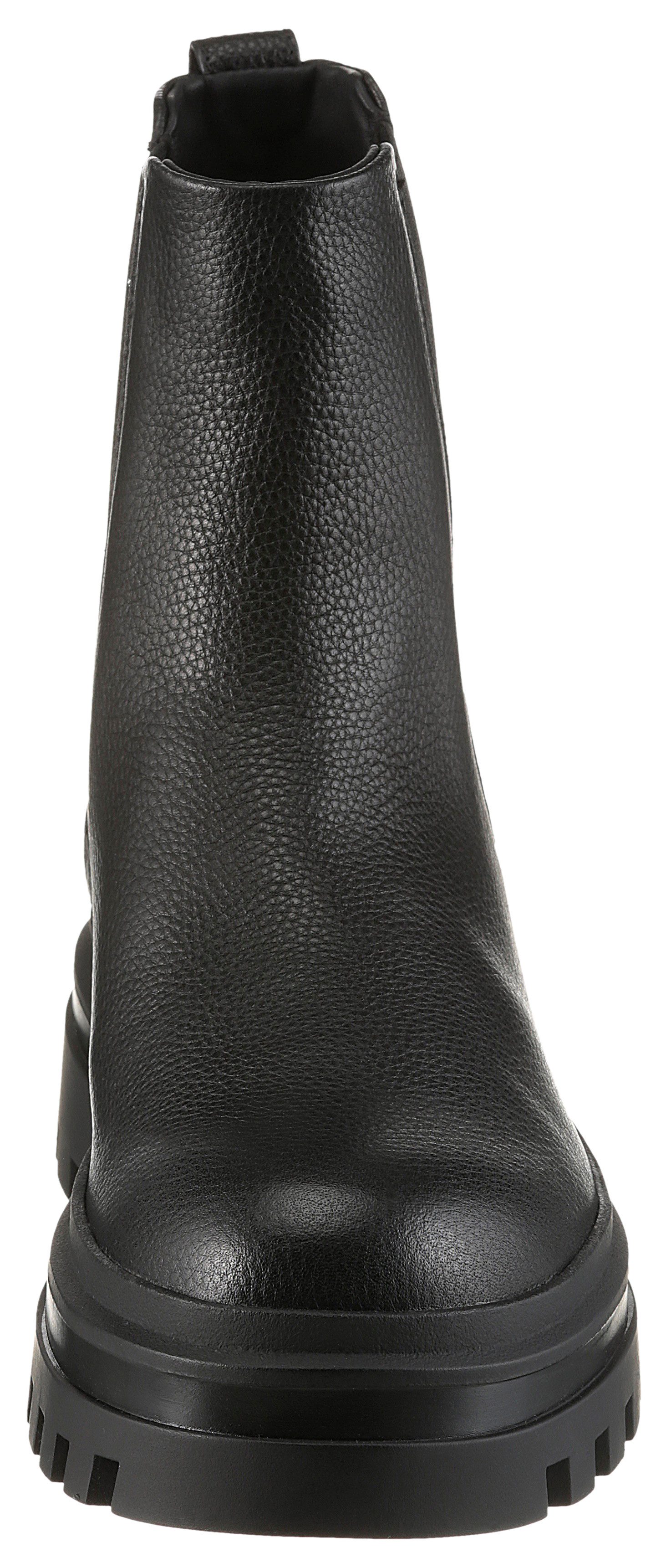 Calvin Klein Chelsea-boots LUGGED CHELSEA BOOT HIGH LTH Enkellaars, Klassiek-Boots, stretchinzetstukken, met aantreklus