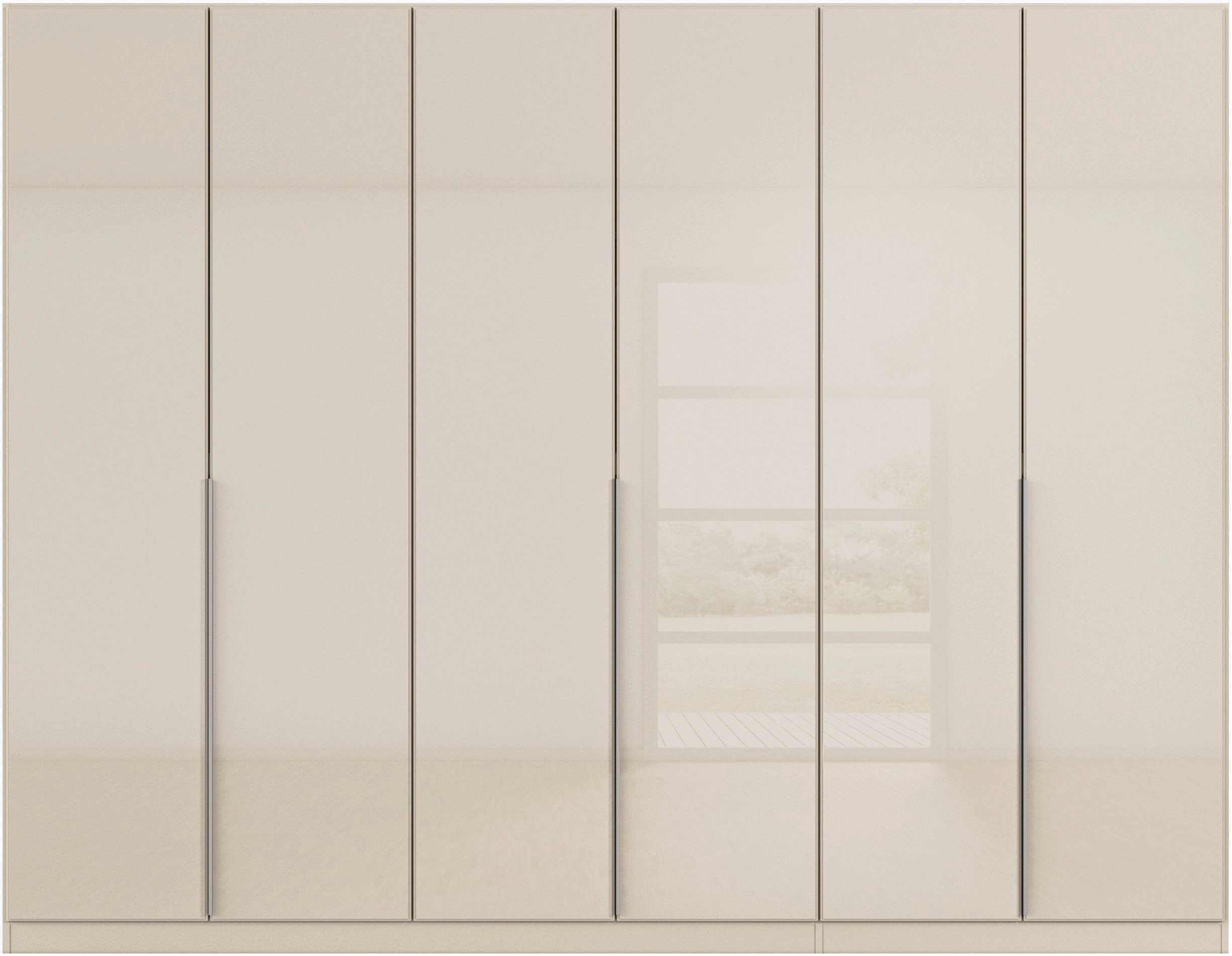 rauch Draaideurkast Kledingkasten kast garderobe AGORDO met glazen front doordachte binnenuitrusting, in 6 breedtes en 2 hoogtes made in germany