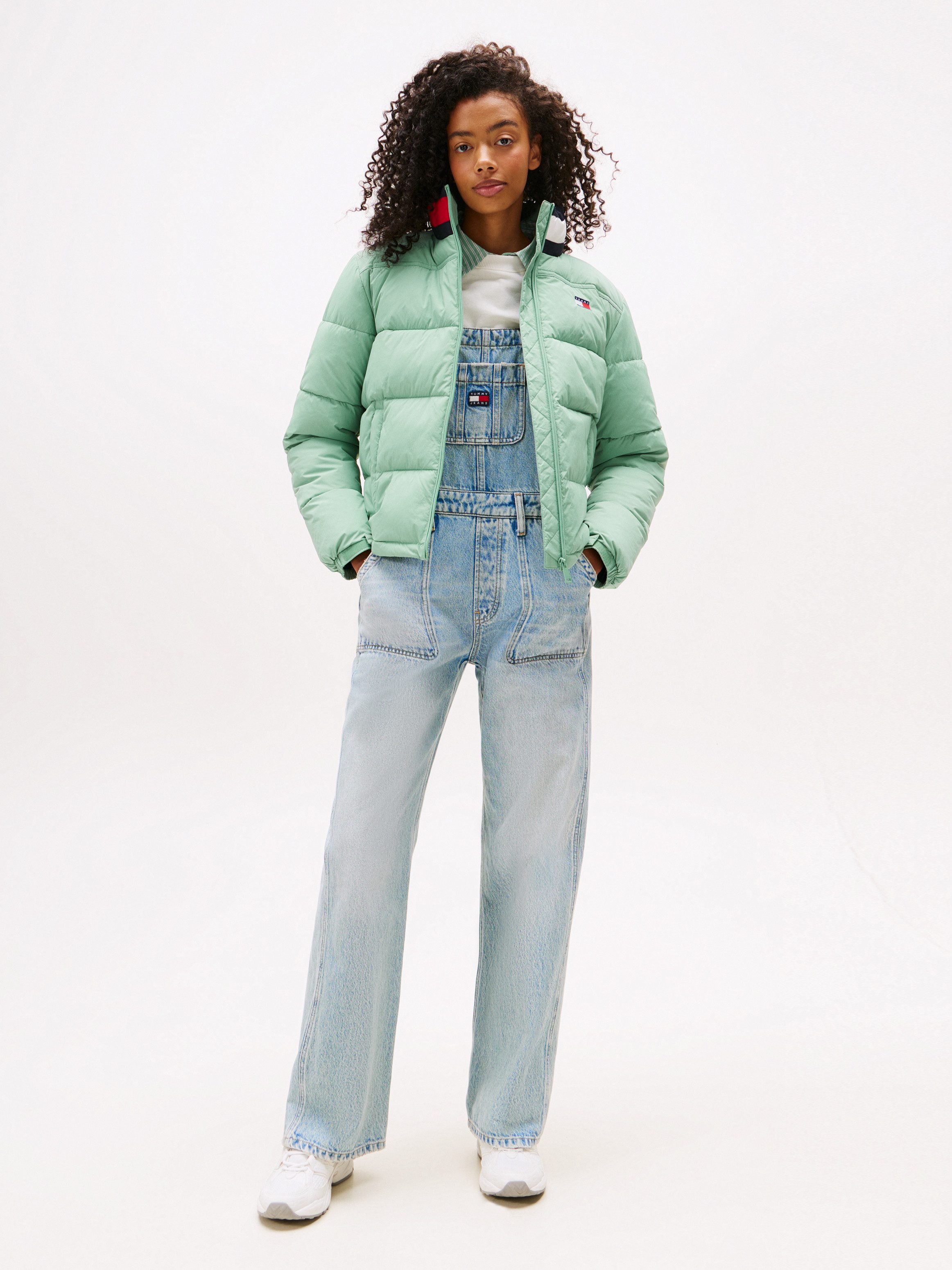TOMMY JEANS Gewatteerde jas TJW ESS PUFFER FLAG JACKET EXT