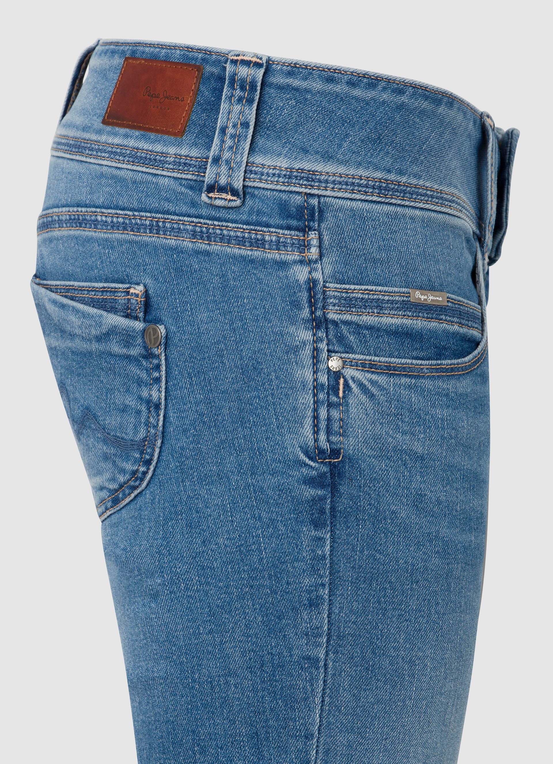 Pepe Jeans Slim fit jeans Shorts SLIM CROP LW