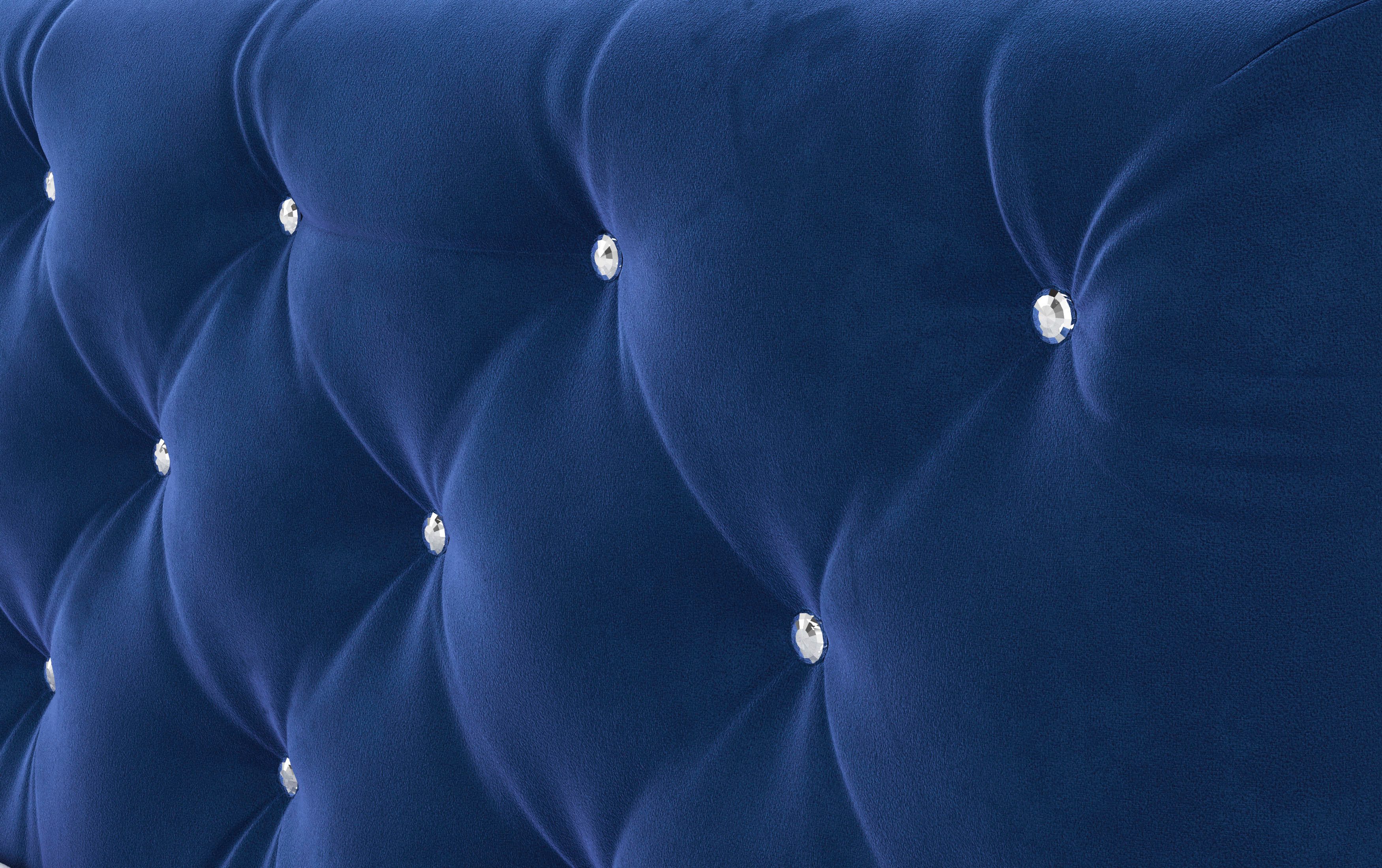 COTTA Boxspring Castlerock met strass-steentjes in het hoofdeinde, incl. topper
