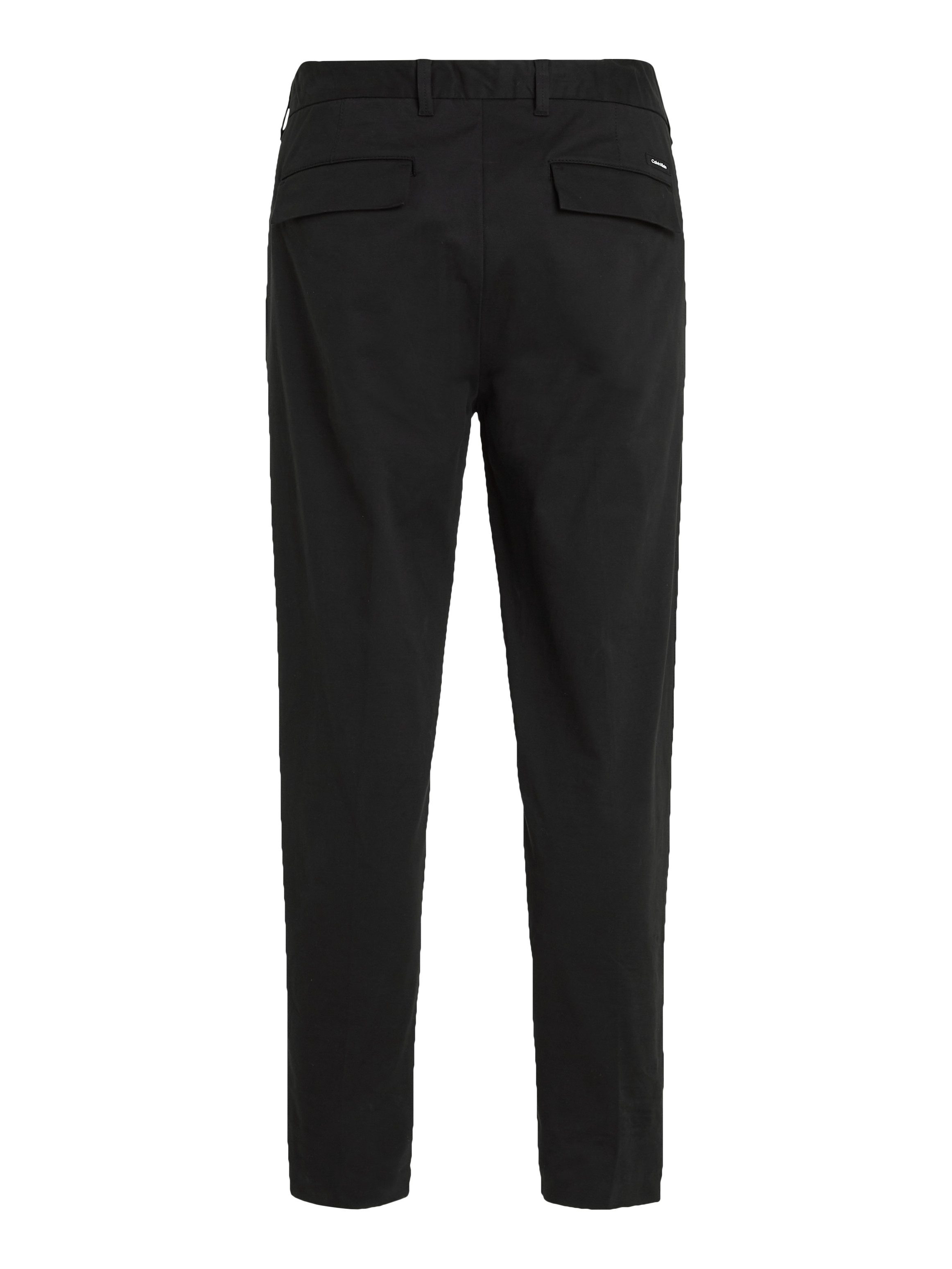 Calvin Klein Pantalon met vouw MODERN TWILL TAPERED PLEAT PANTS