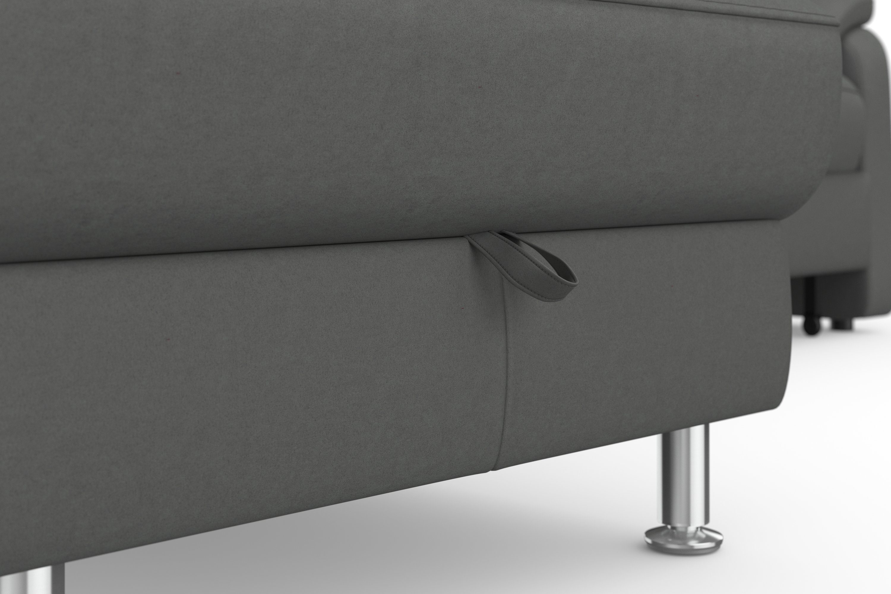sit&more Hoekbank Freetown L-vorm met verstelbare hoofdsteun en comfortabele binnenvering