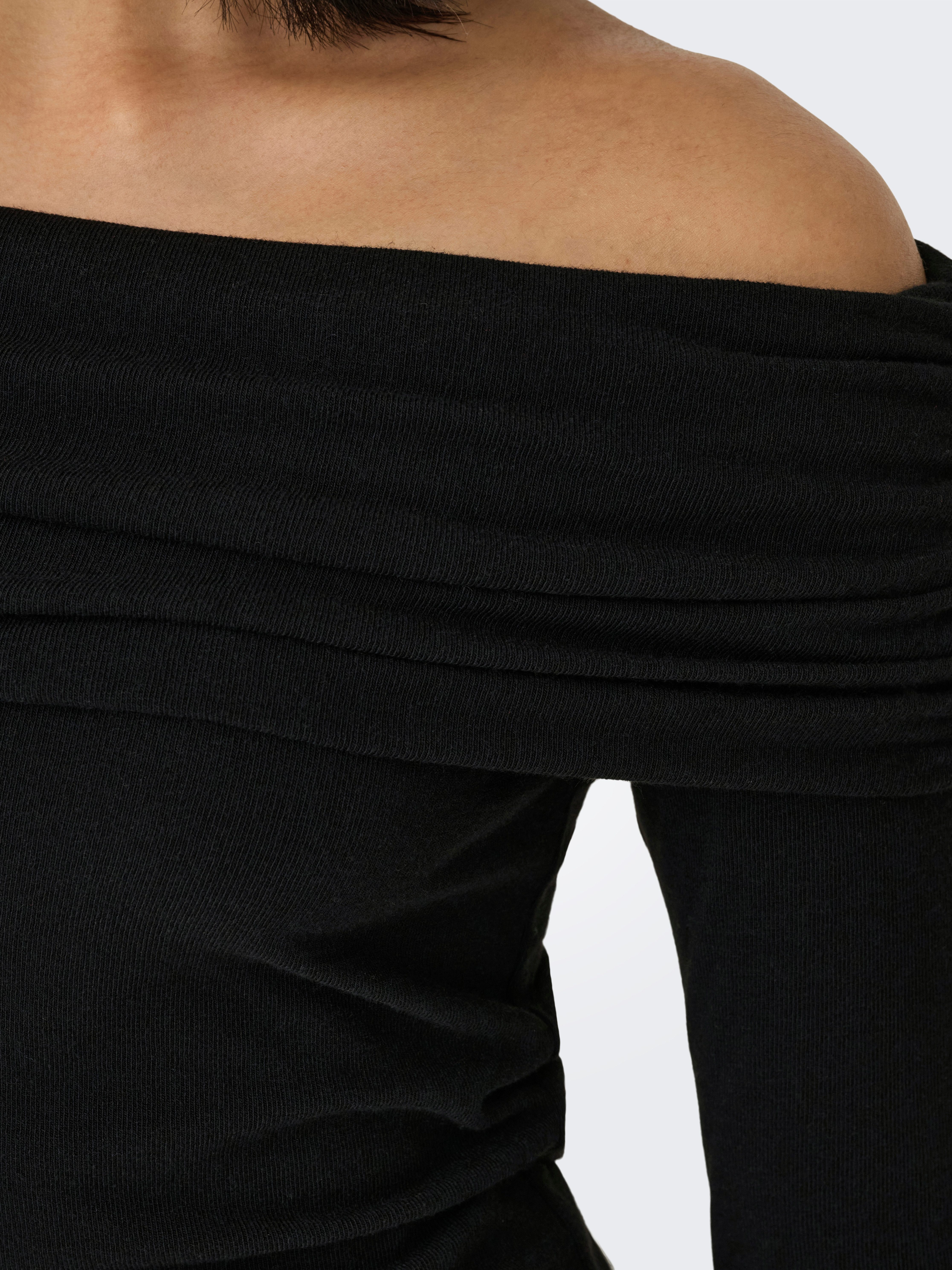 Only Shirt met lange mouwen ONLGLAMOUR L/S OFF SHOULDER TOP CC JRS