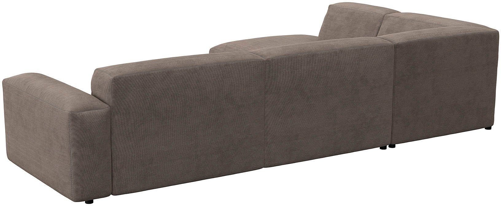 FLEXLUX Hoekbank Lucera, super comfortabel door hoogwaardige zitconstructie met koudschuim