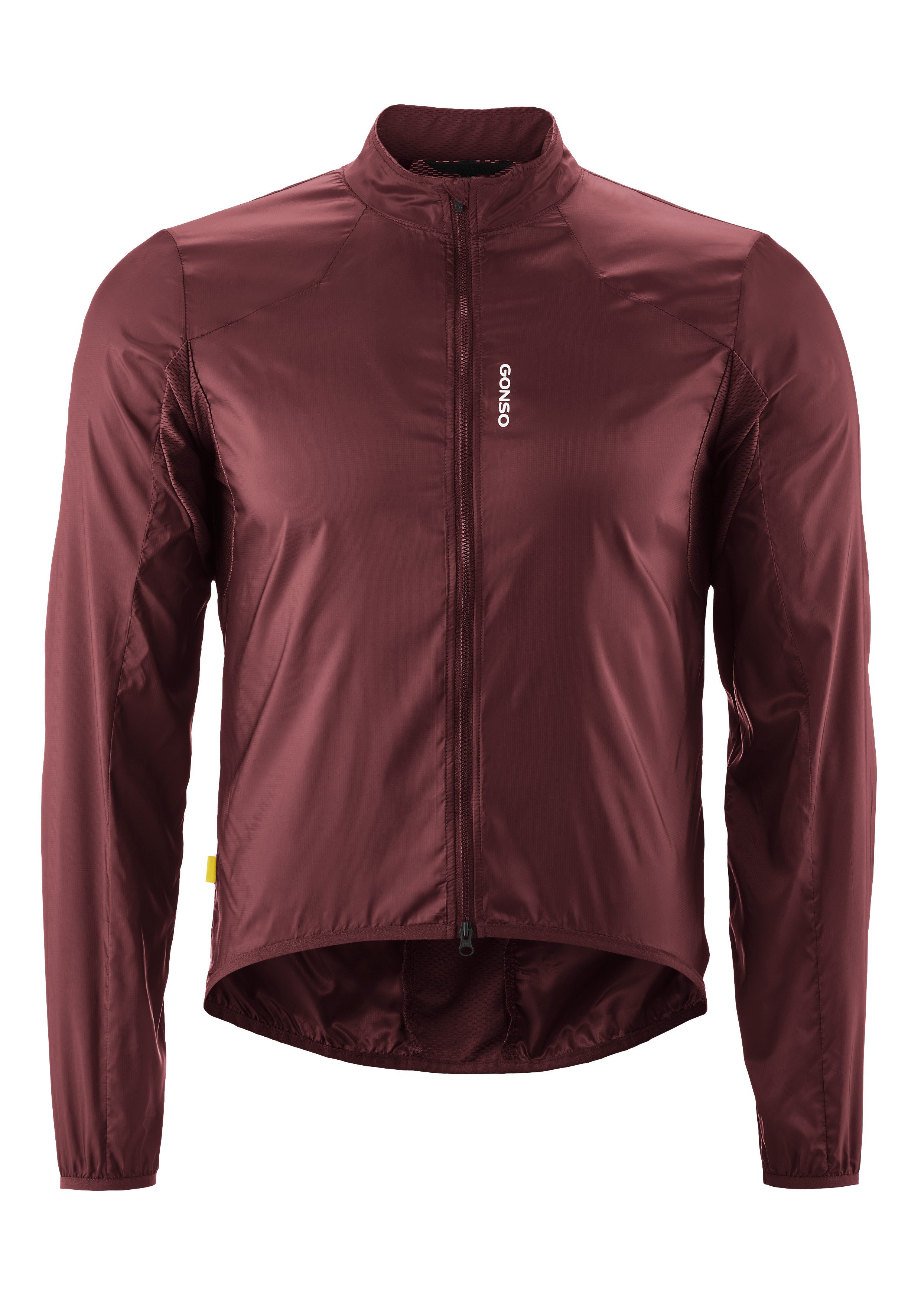 Gonso Fietsjack Road Jacket Wind M Heren fietsjack, ademende racefiets-windjack, functionele jas heren jassen maat S bruin