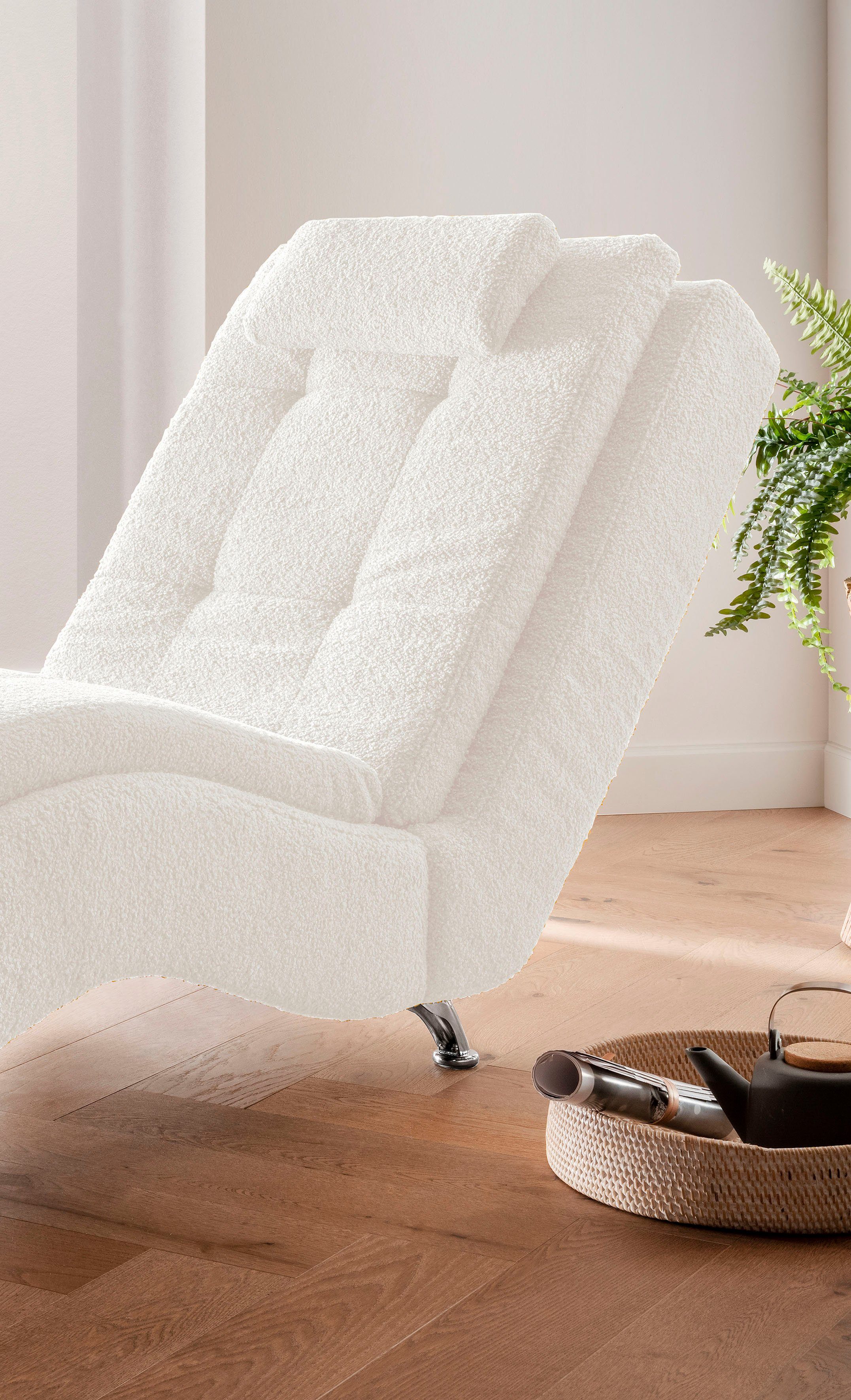 Home affaire Relaxstoel Vengo2 met hoofdkussen, matten-look op romp