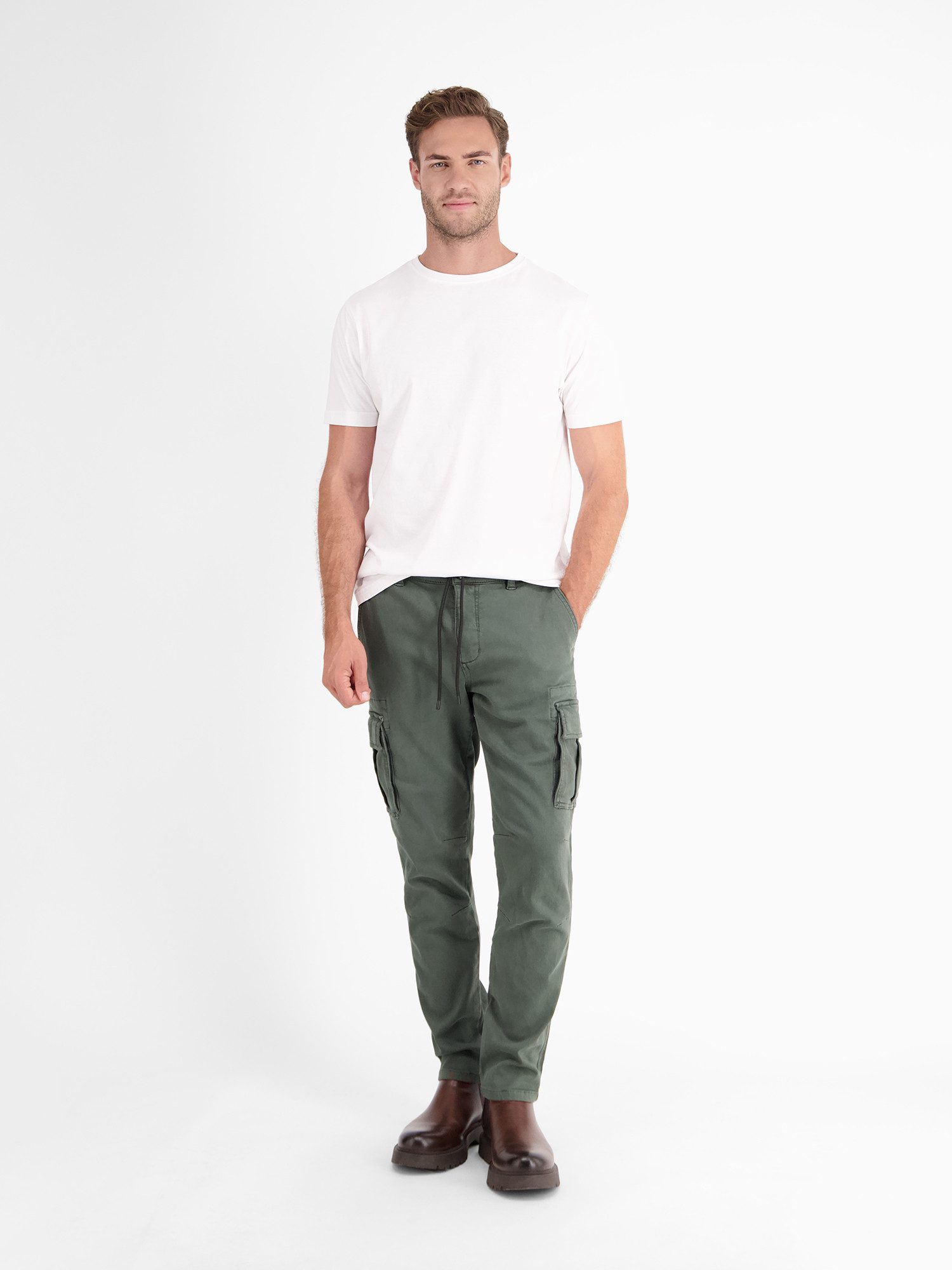 Lerros Cargobroek LERROS Cargo jog-broek met hyper-stretch, REGULAR FIT