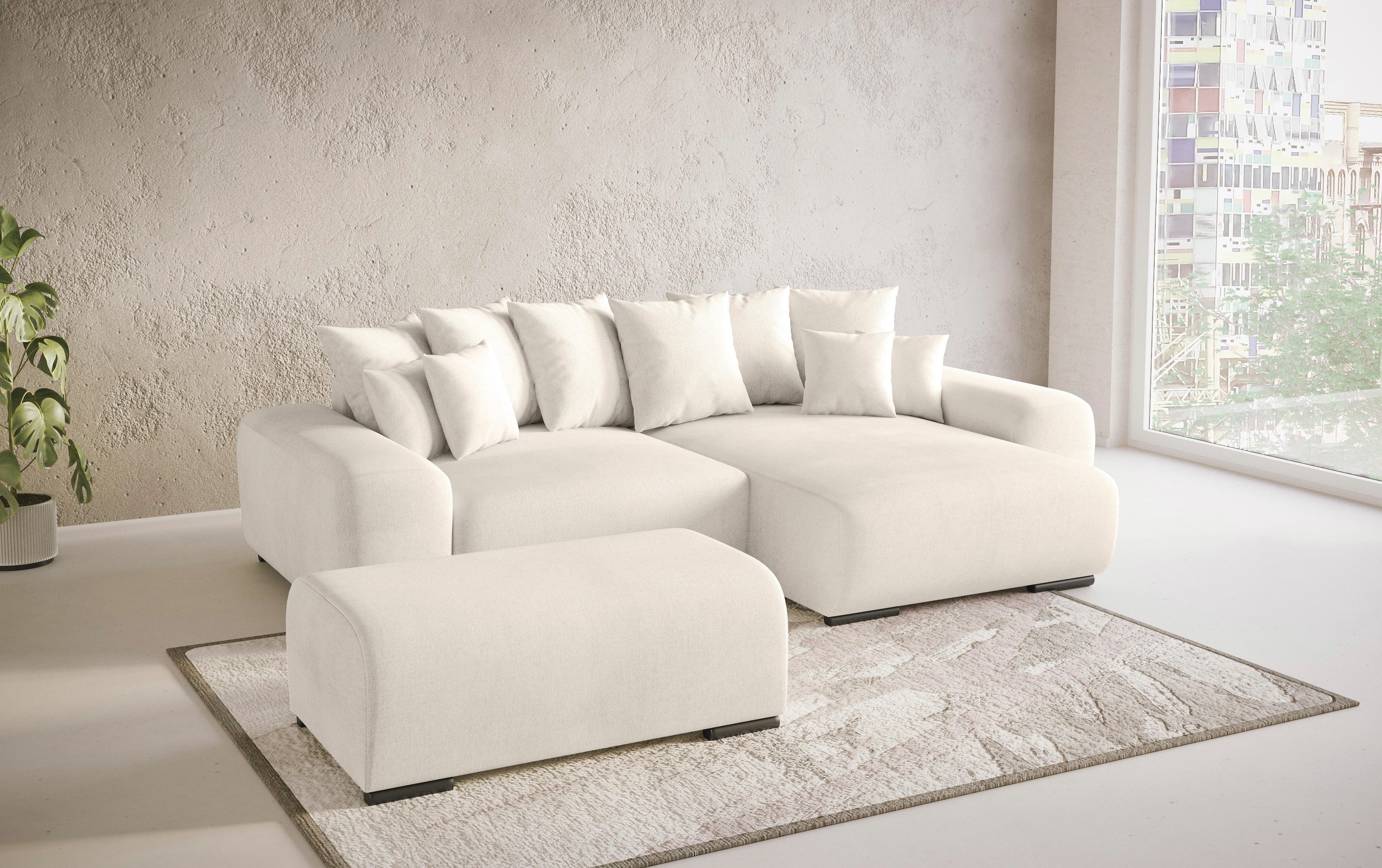 Mr. Couch Hockerbank Sundance Met DuraSpring-pocketveringkern belastbaar tot 140 kg