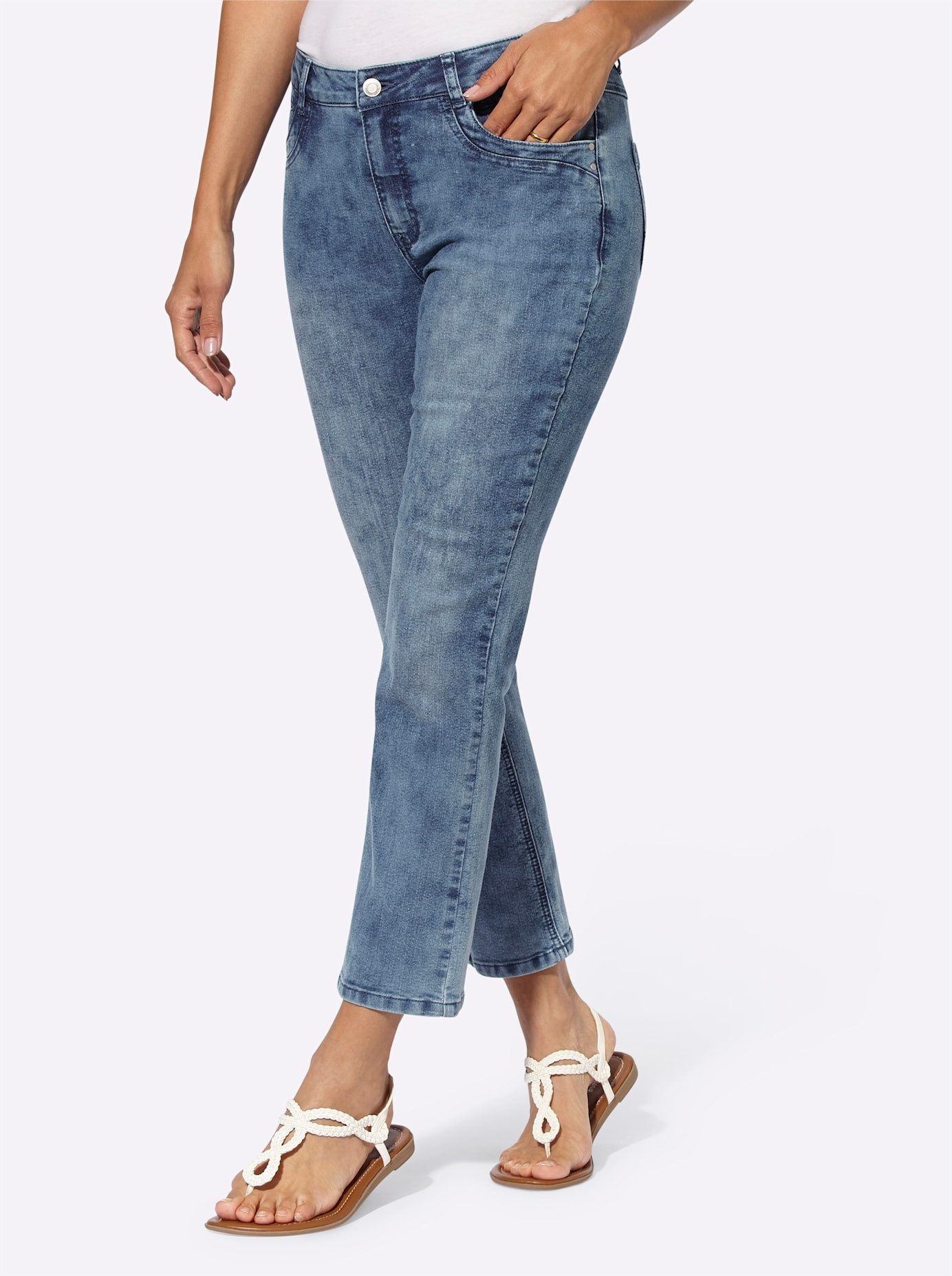 Casual Looks 5-pocket jeans (1-delig)